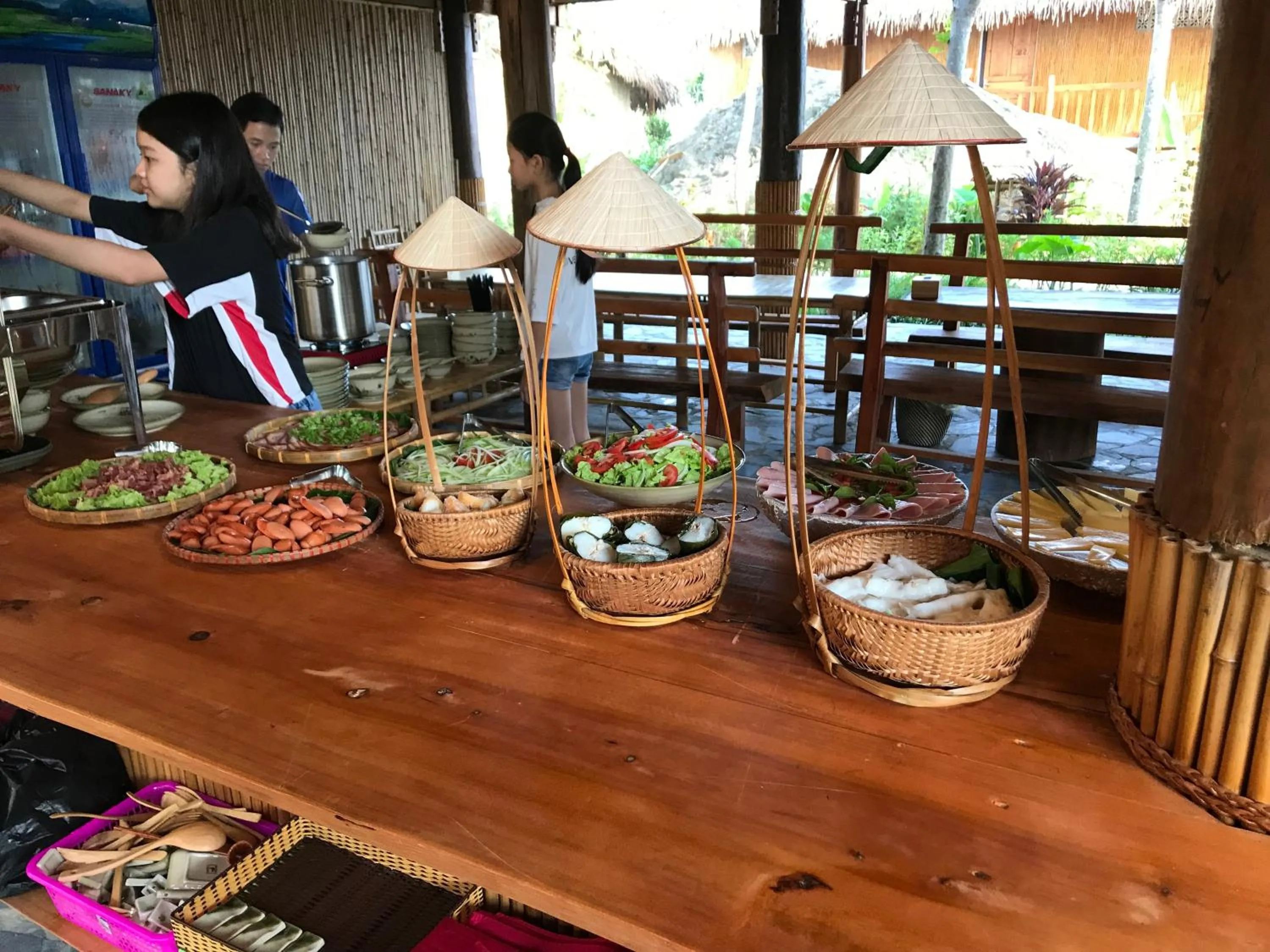 Breakfast in Pu Luong Natura