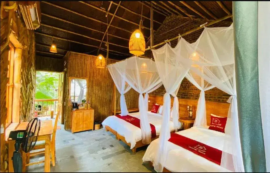 Family Room with Garden View in Pu Luong Natura Family Room with Garden View in Pu Luong Natura