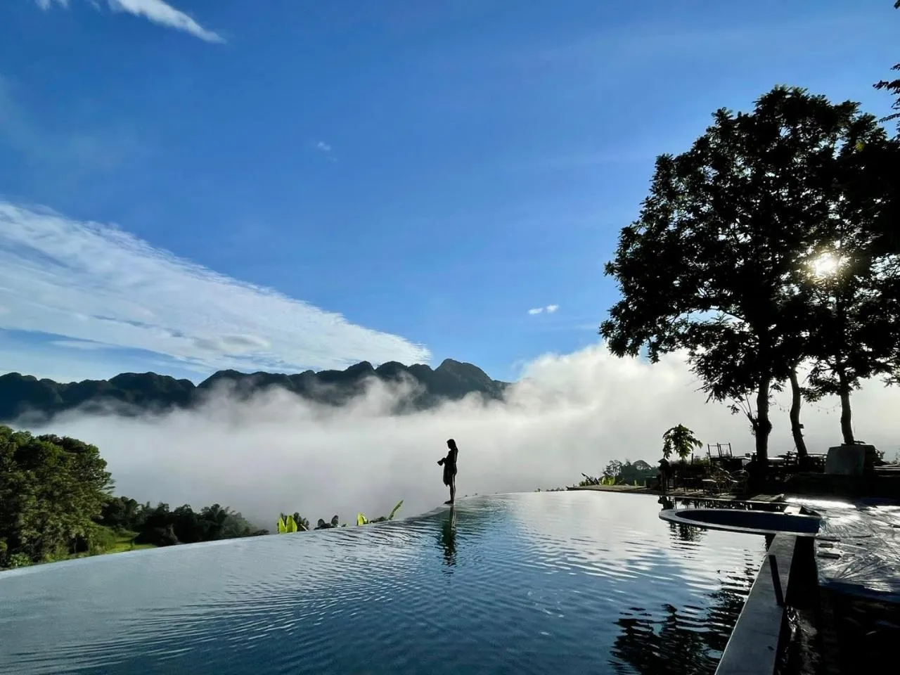 Swimming pool in Pu Luong Natura
