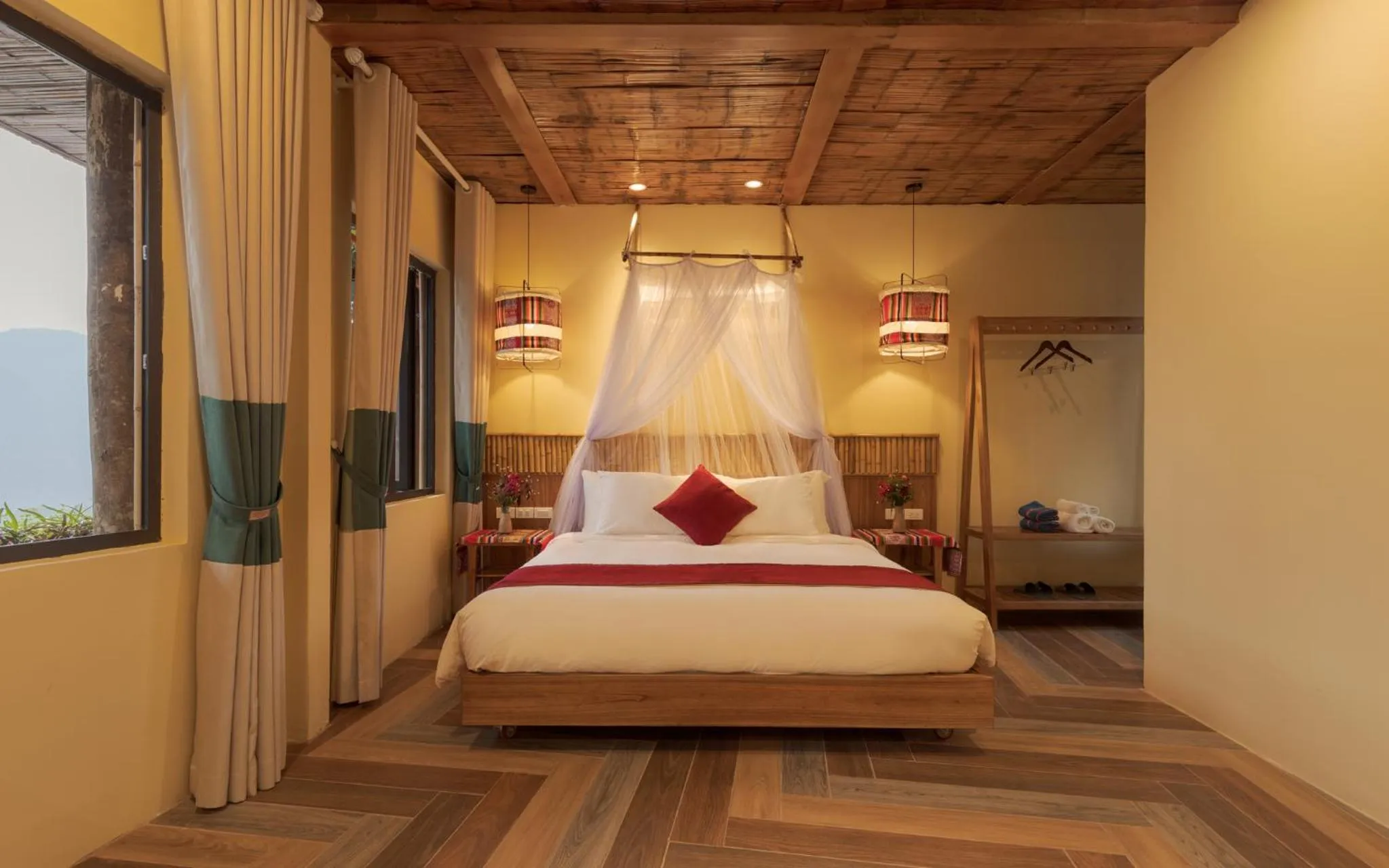 Bed in Pu Luong Natura