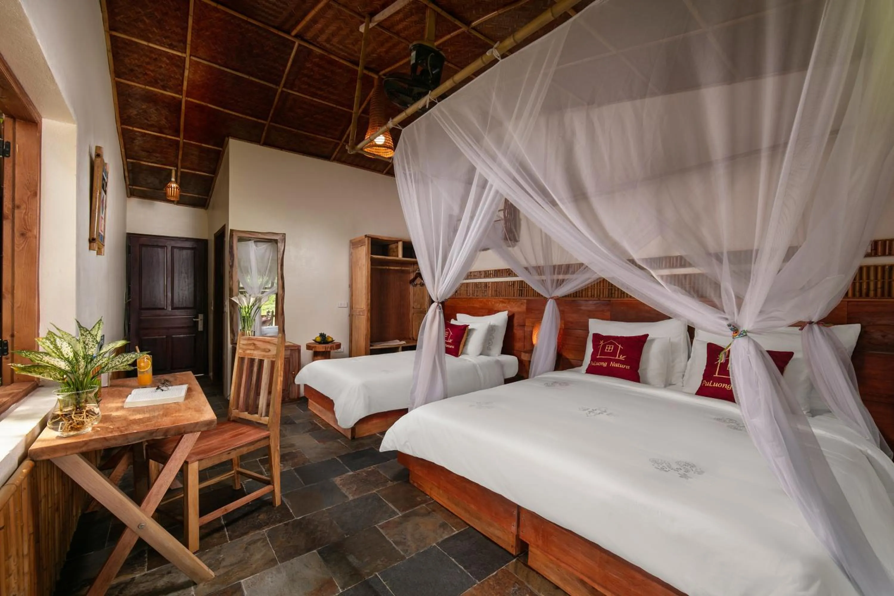 Bed in Pu Luong Natura