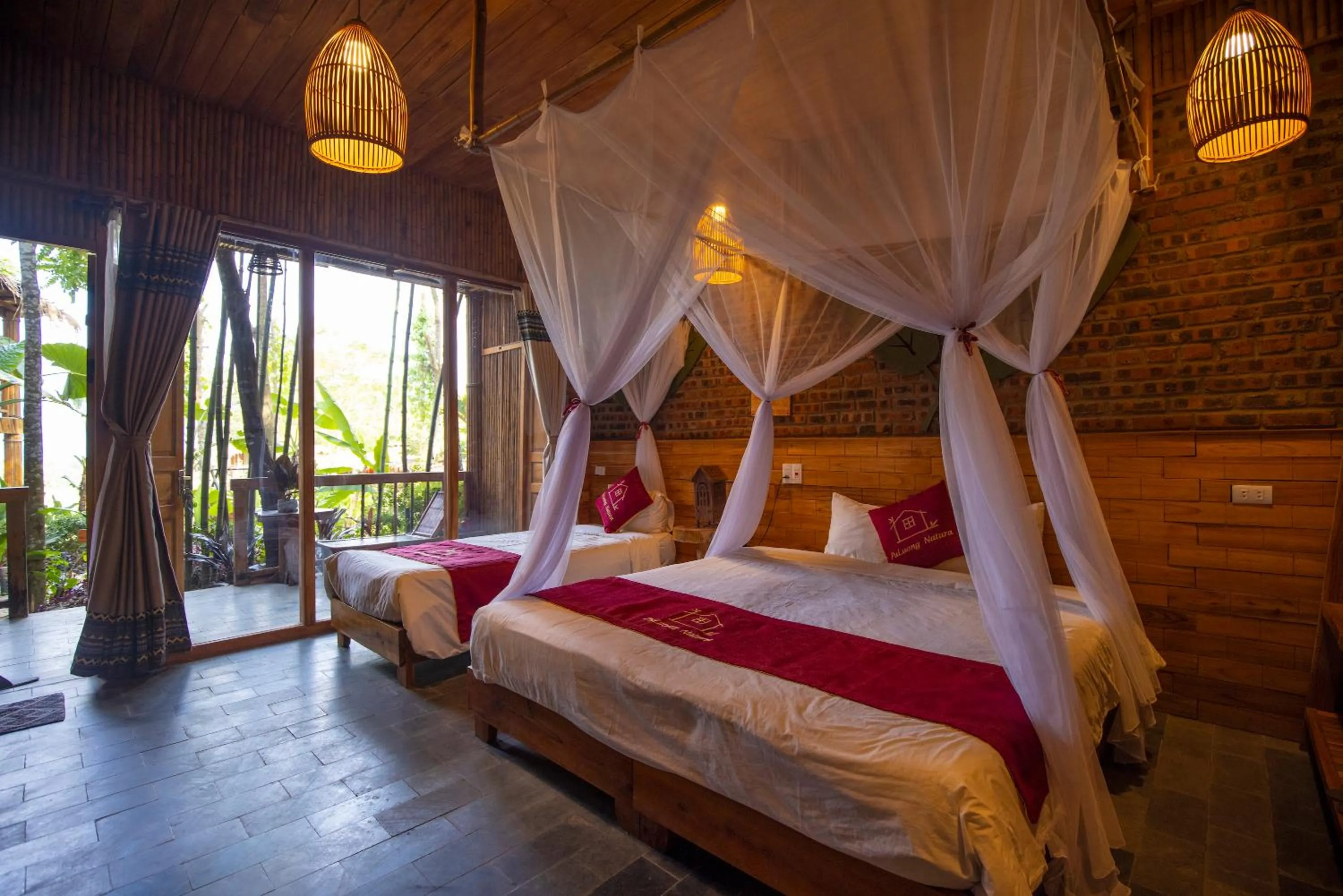 Bed in Pu Luong Natura