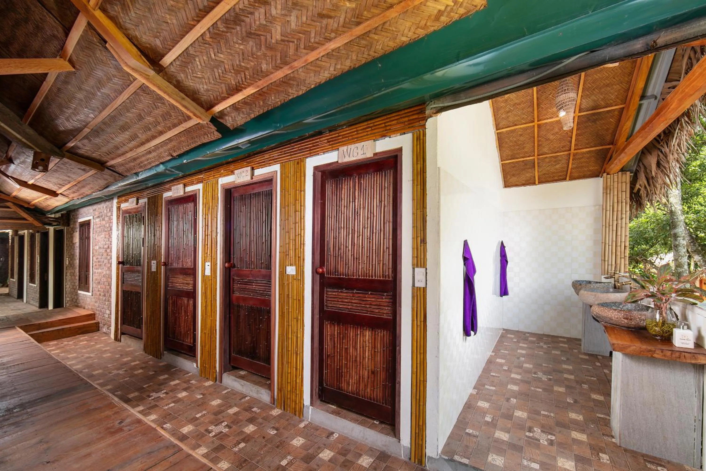 Bathroom in Pu Luong Natura