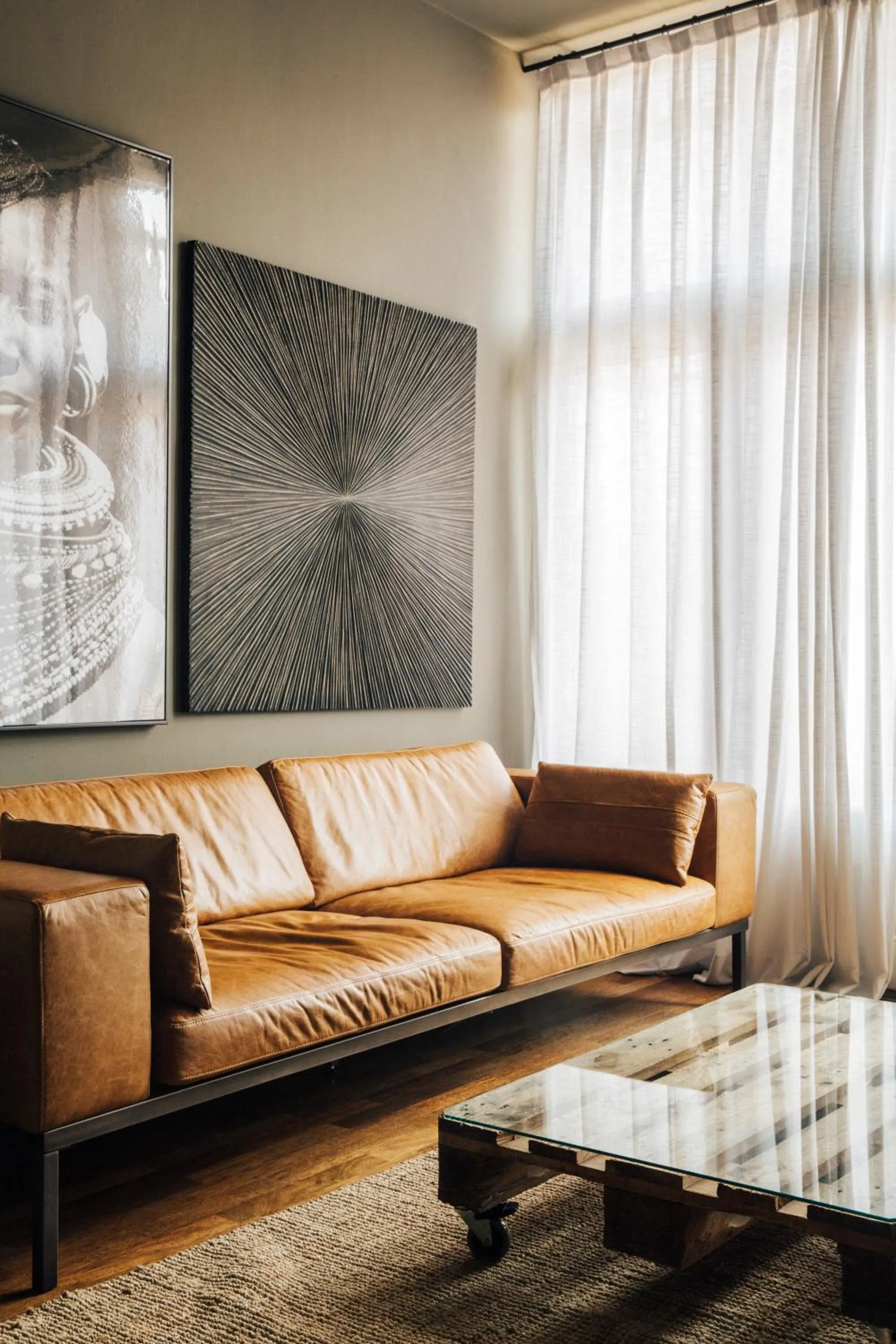 Living room in Barcelona Apartment Val