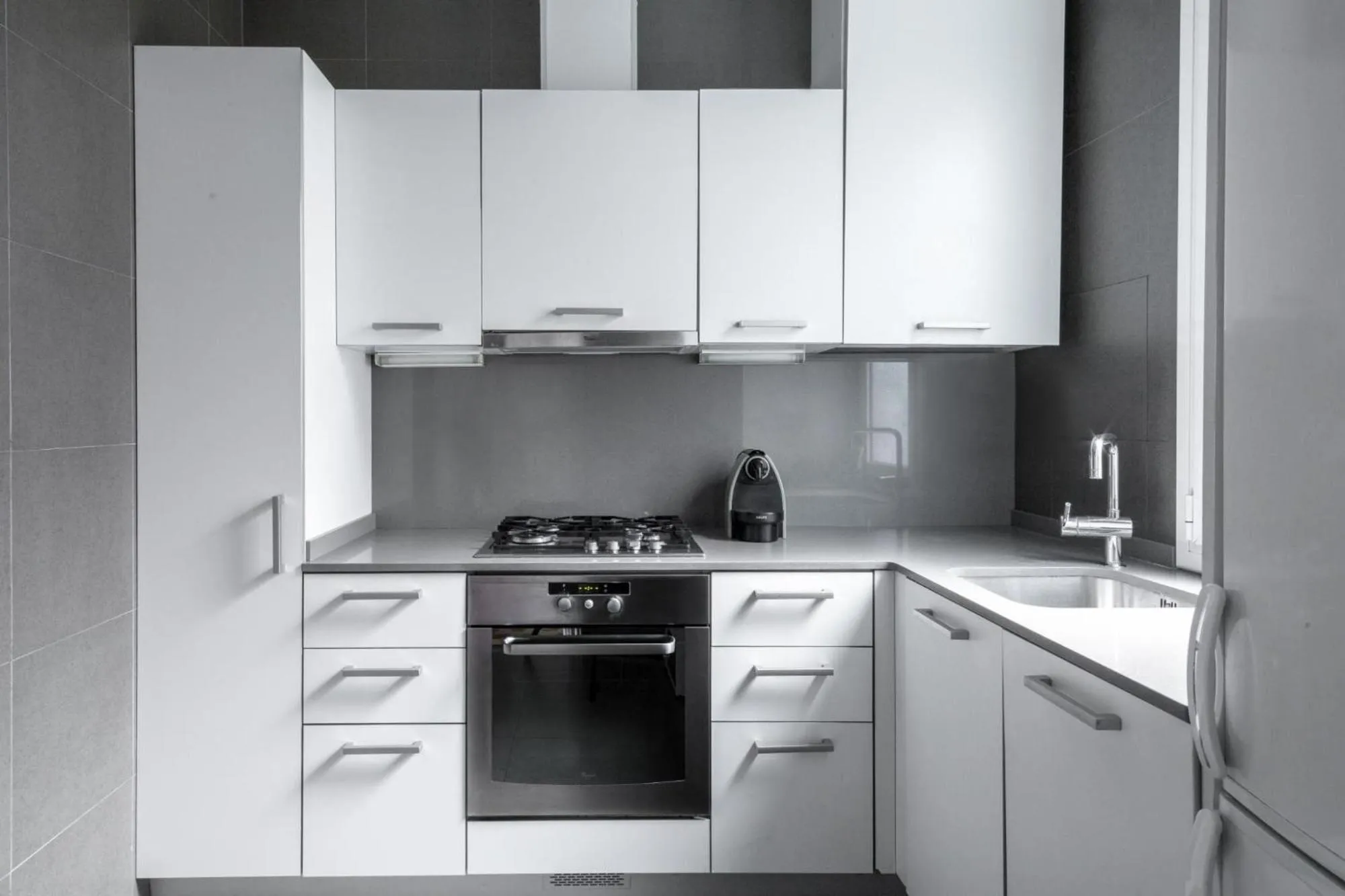 Kitchen or kitchenette in Barcelona Apartment Val