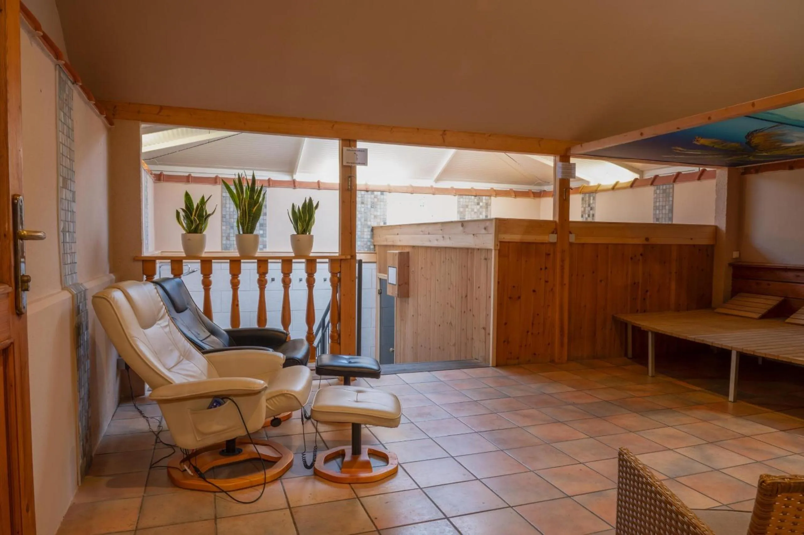 Sauna in Moving Rooms