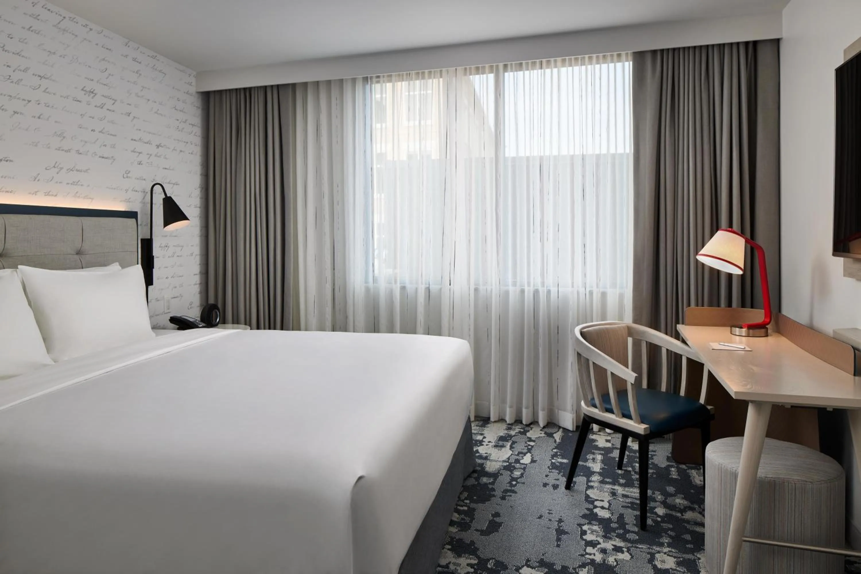 Bed in Hyatt Centric Old Town Alexandria