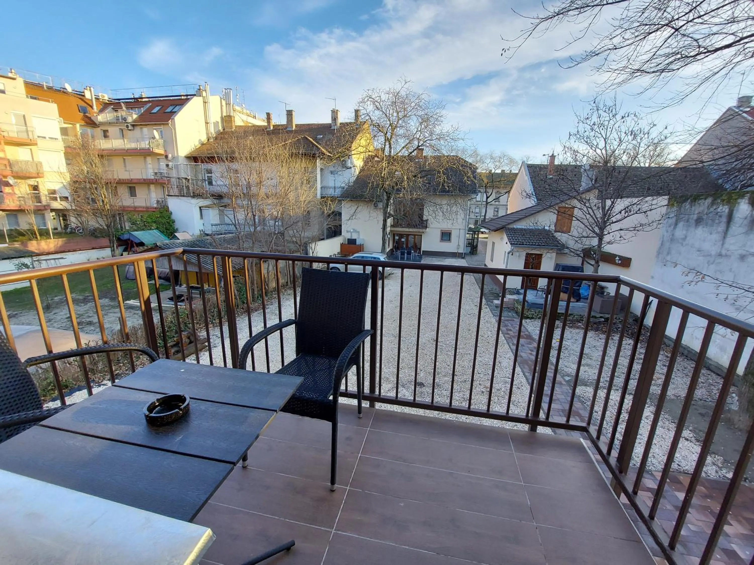 Balcony/Terrace in Vén Diófa De Lux Panzió