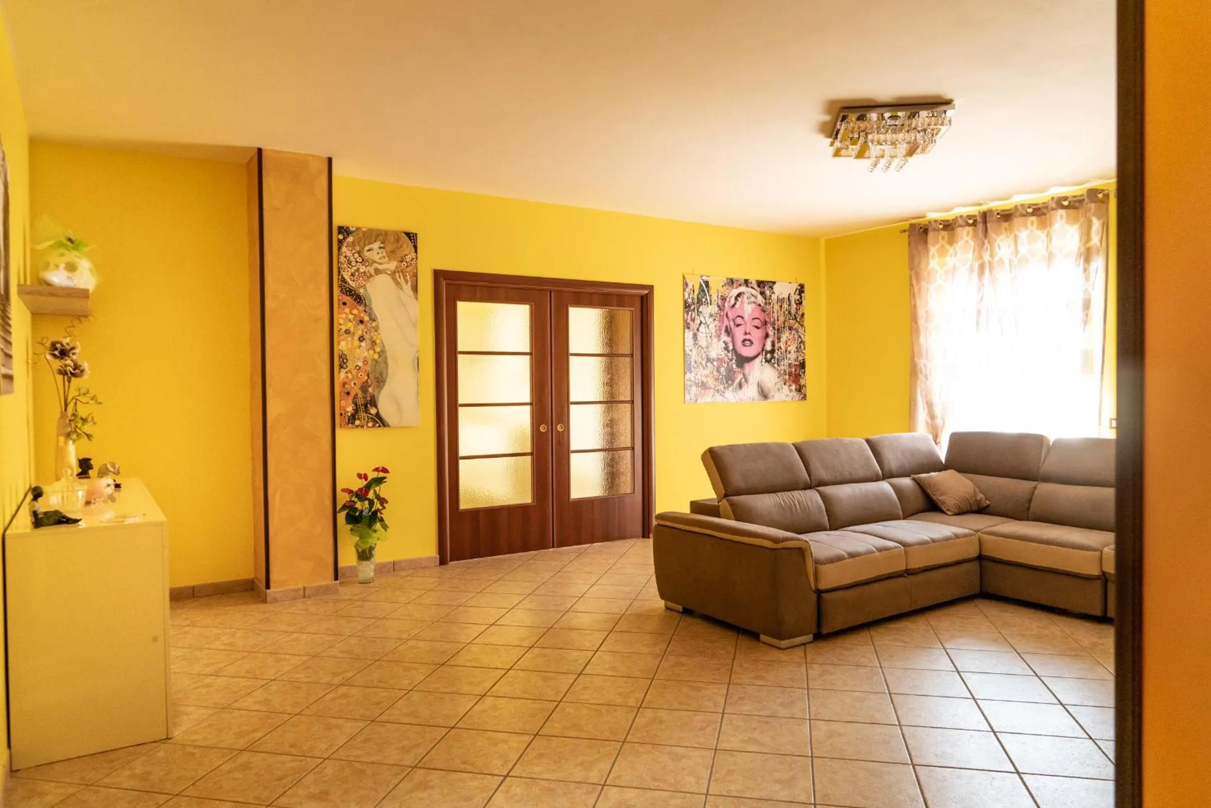 Living room in B&B Salerno