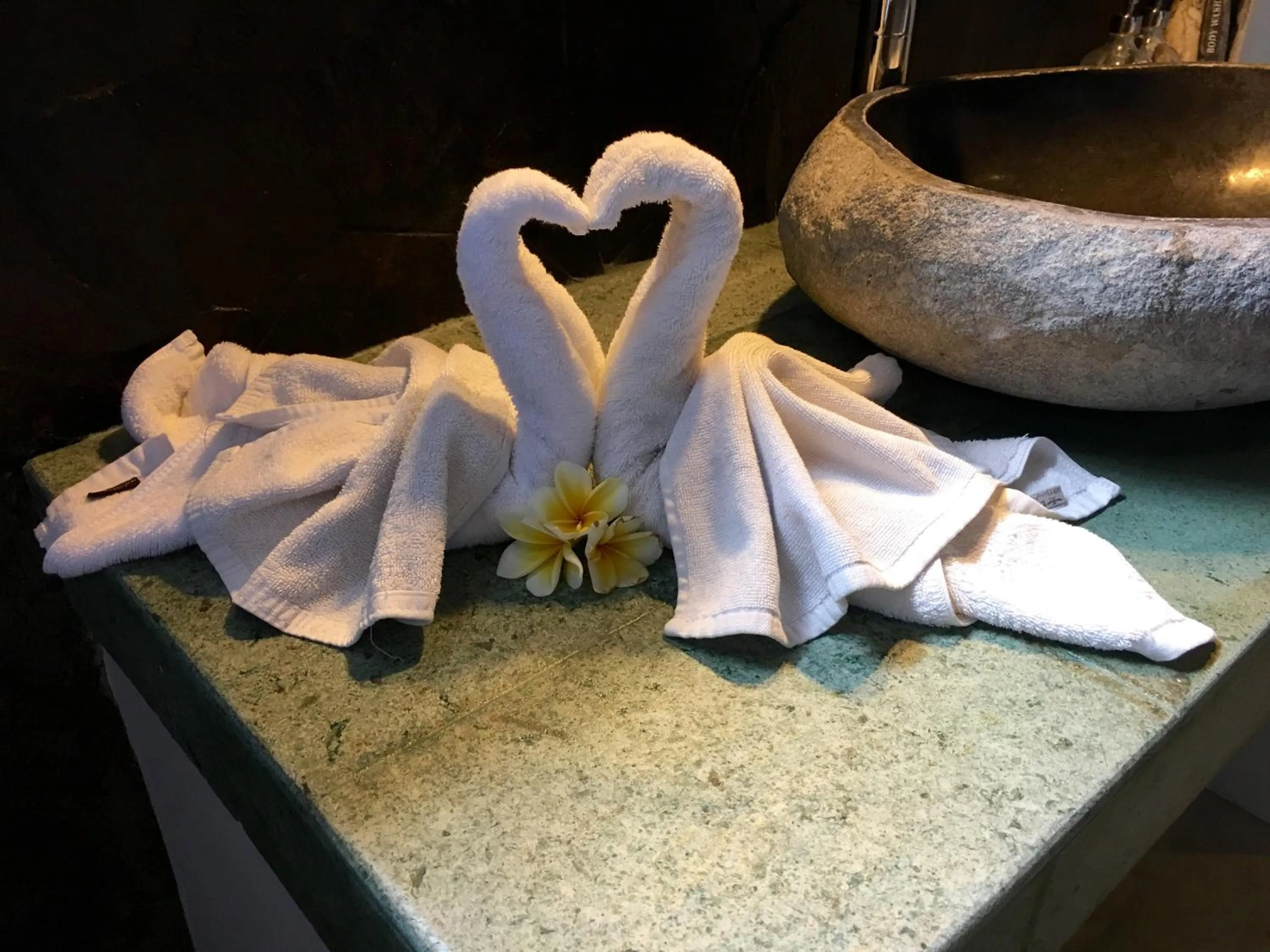 Bathroom in Twin Island Villas & Dive Resort