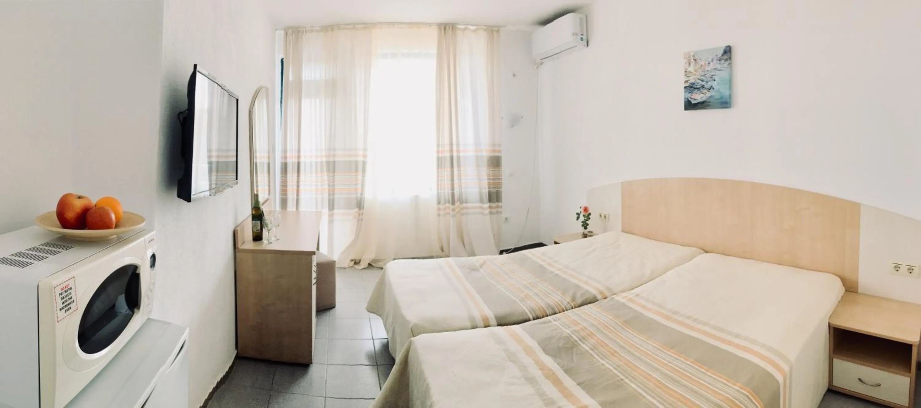 Bed in Alba Family Club Hotel