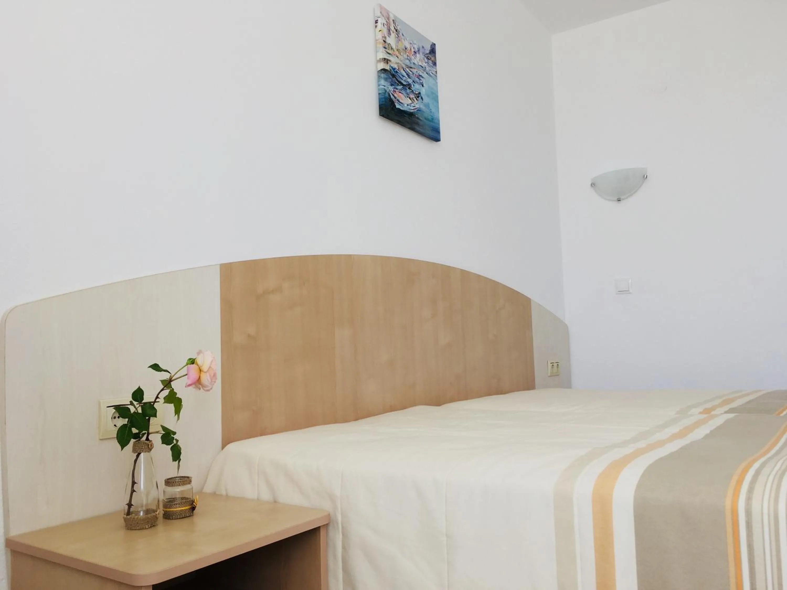 Bed in Alba Family Club Hotel