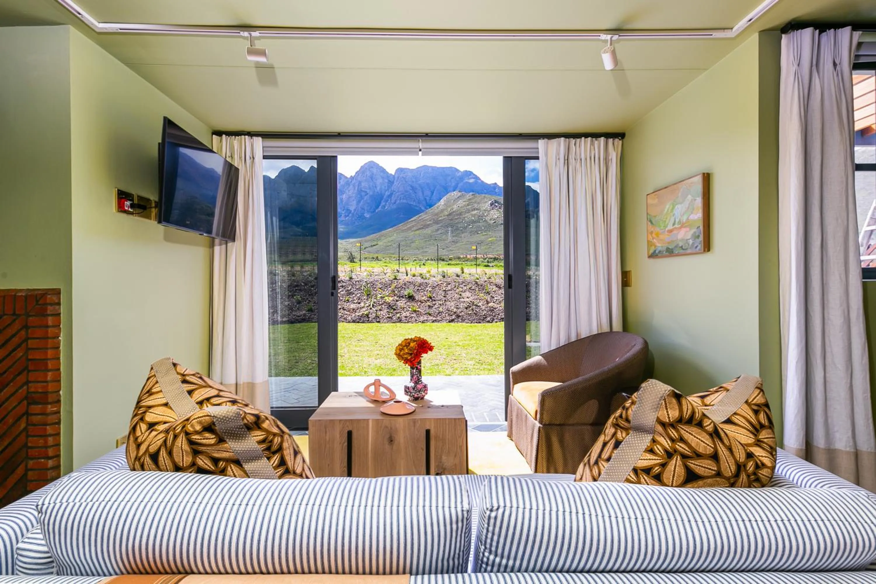 Mountain view, Bed in Bosjes - Herehuis