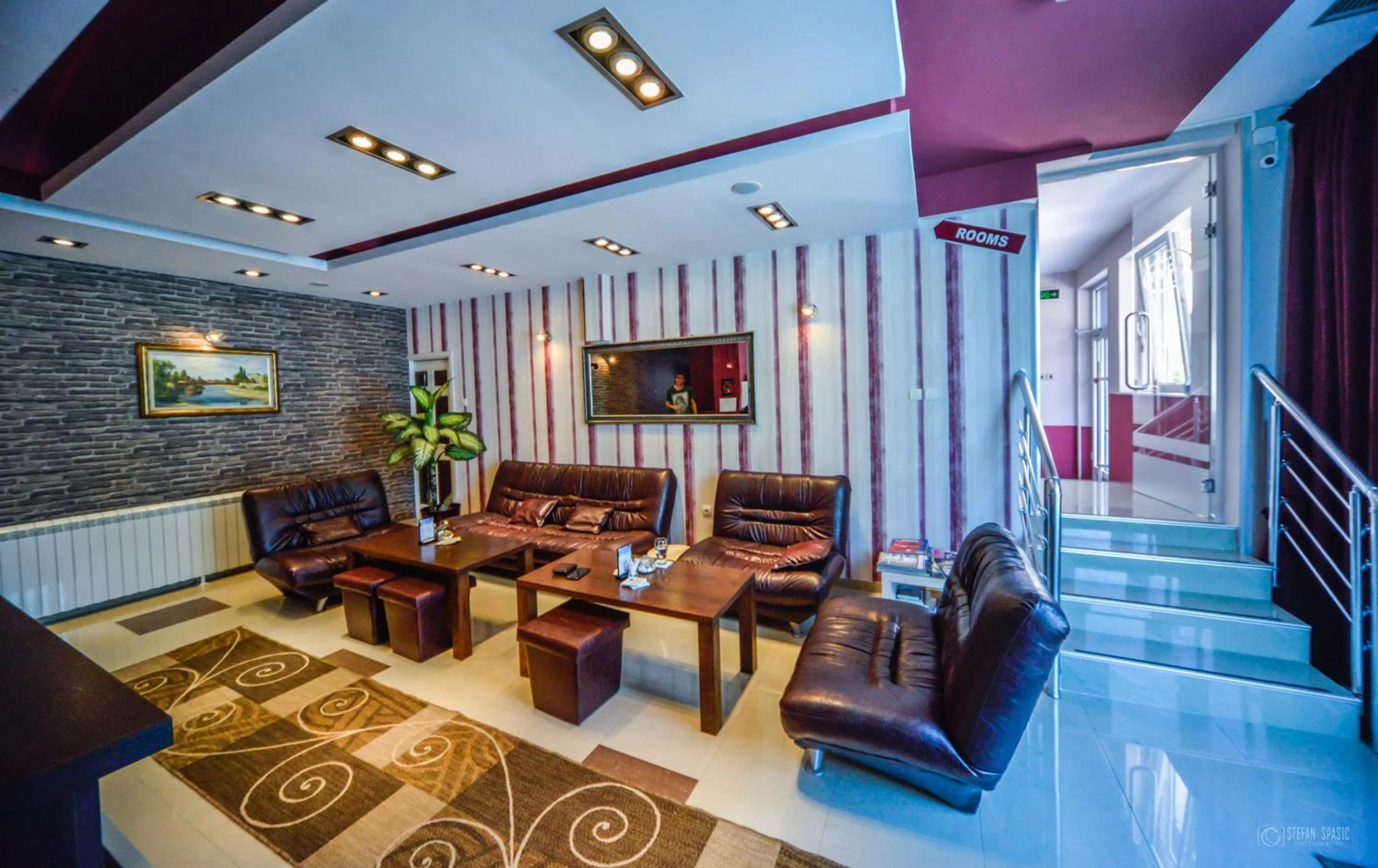 Lounge or bar in Garni Hotel 018 In