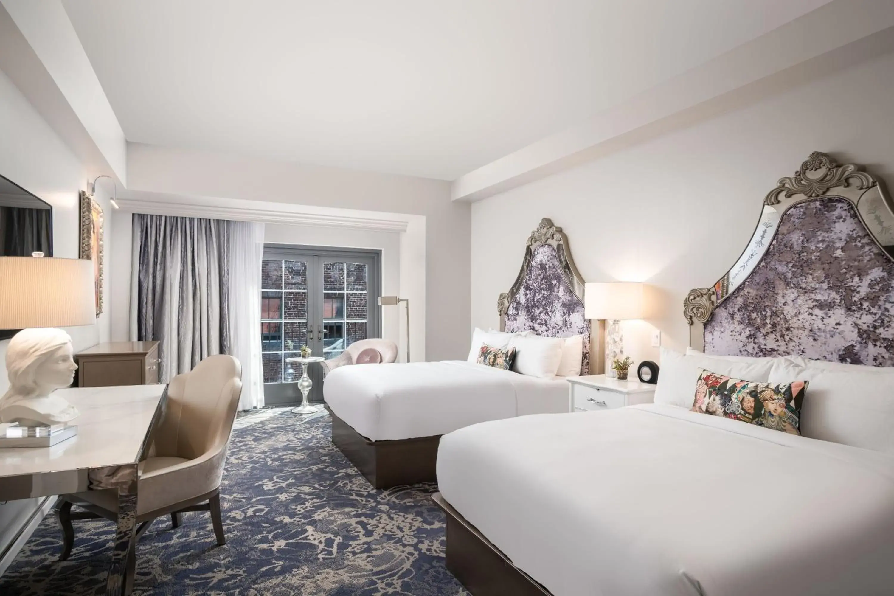 Queen Room With Two Queen Beds and City View - Hearing Accessible in JW Marriott Savannah Plant Riverside District Queen Room With Two Queen Beds and City View - Hearing Accessible in JW Marriott Savannah Plant Riverside District