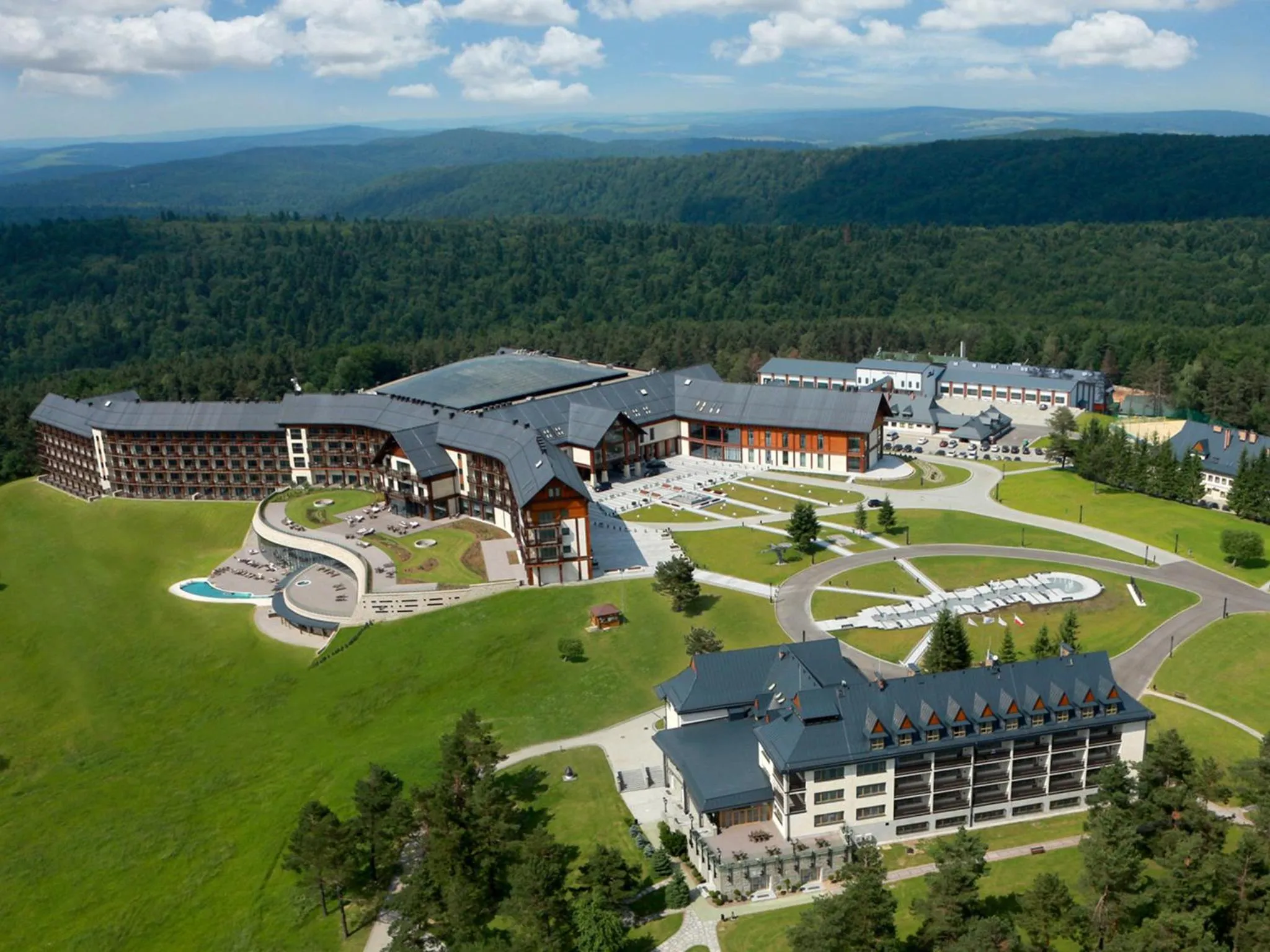 Property building in Hotel Arłamów