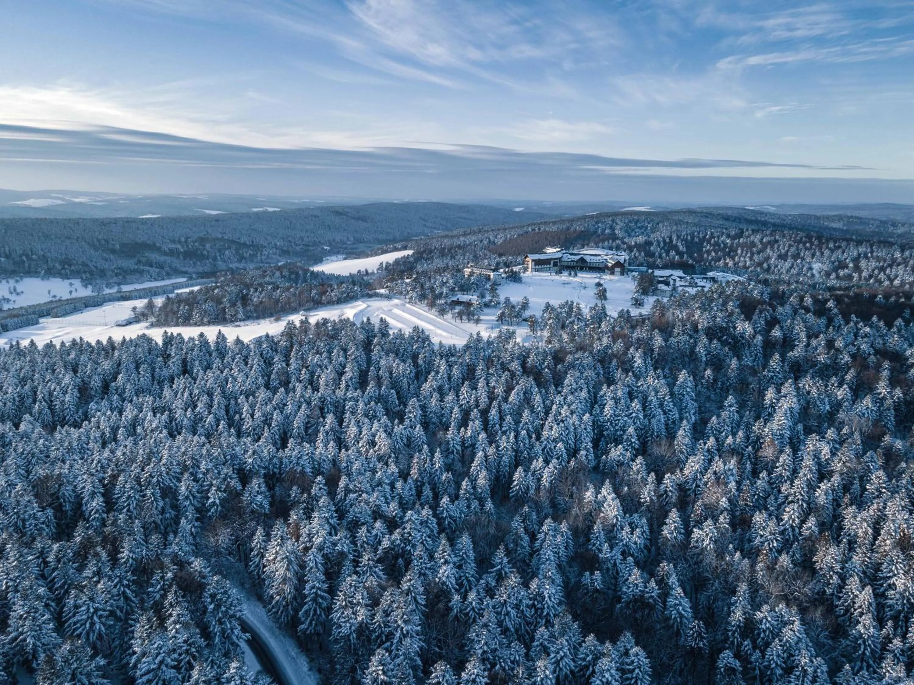 Bird's eye view in Hotel Arłamów