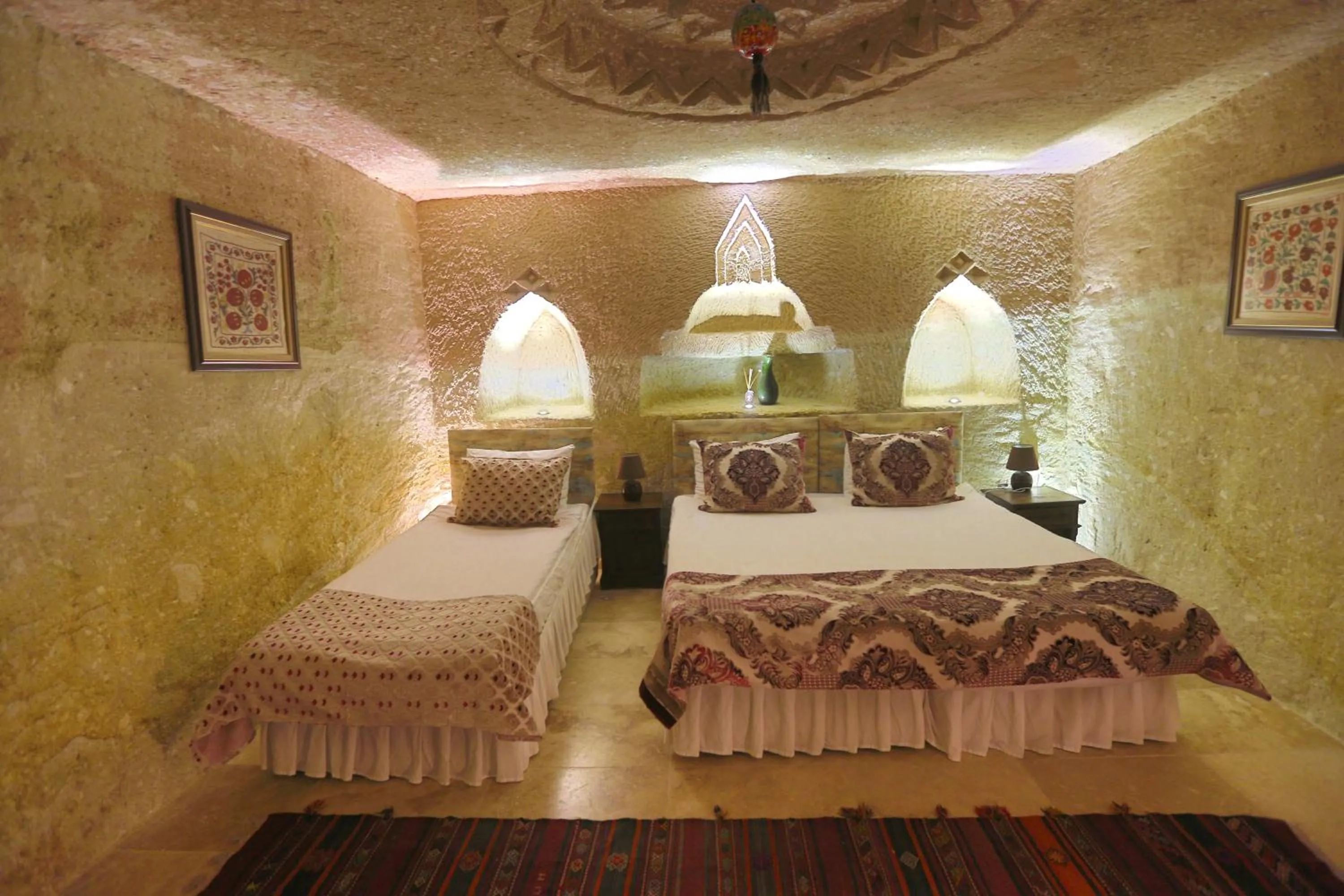 Bed in Cappadocia Abras Cave Hotel