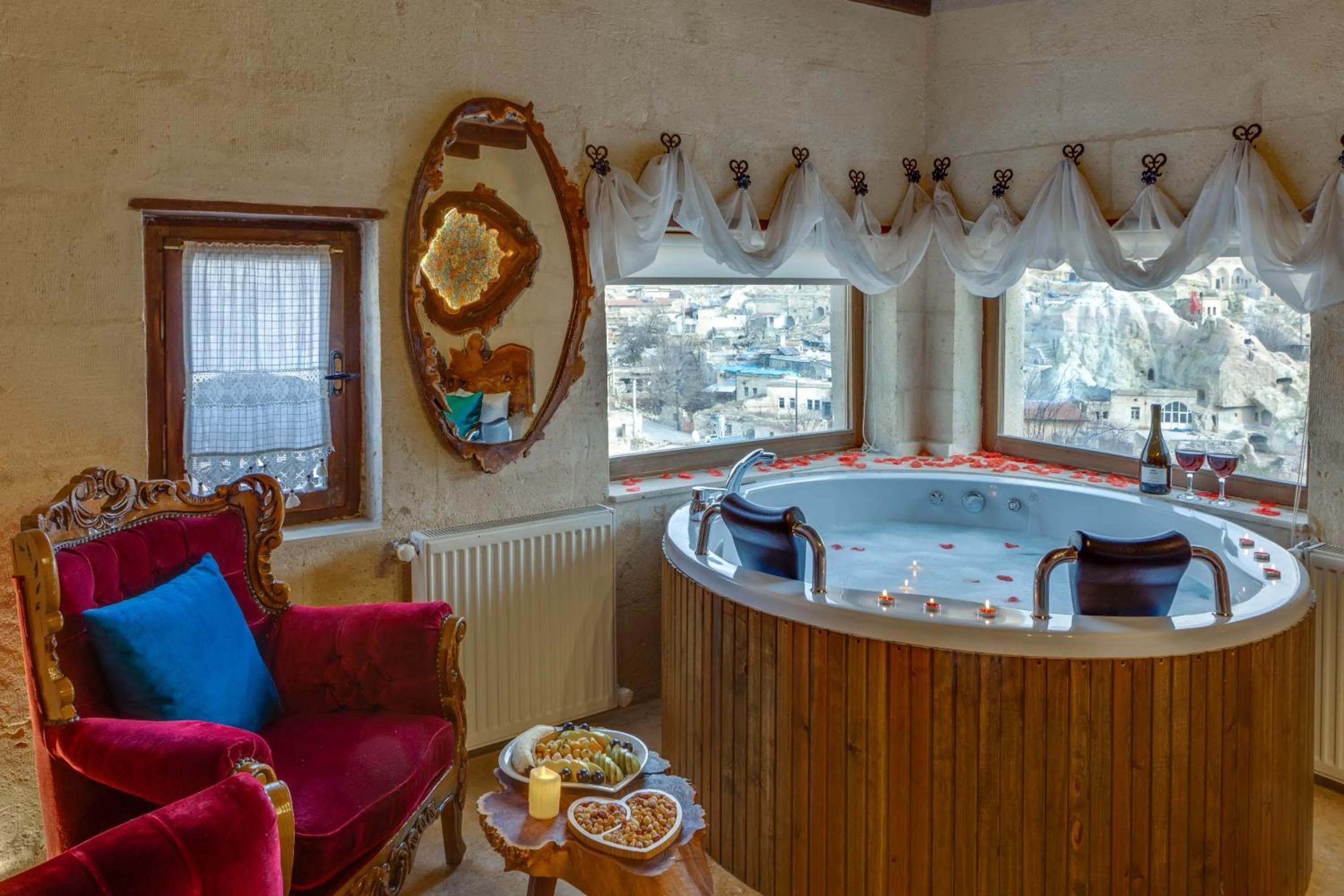 Hot Tub in Cappadocia Abras Cave Hotel