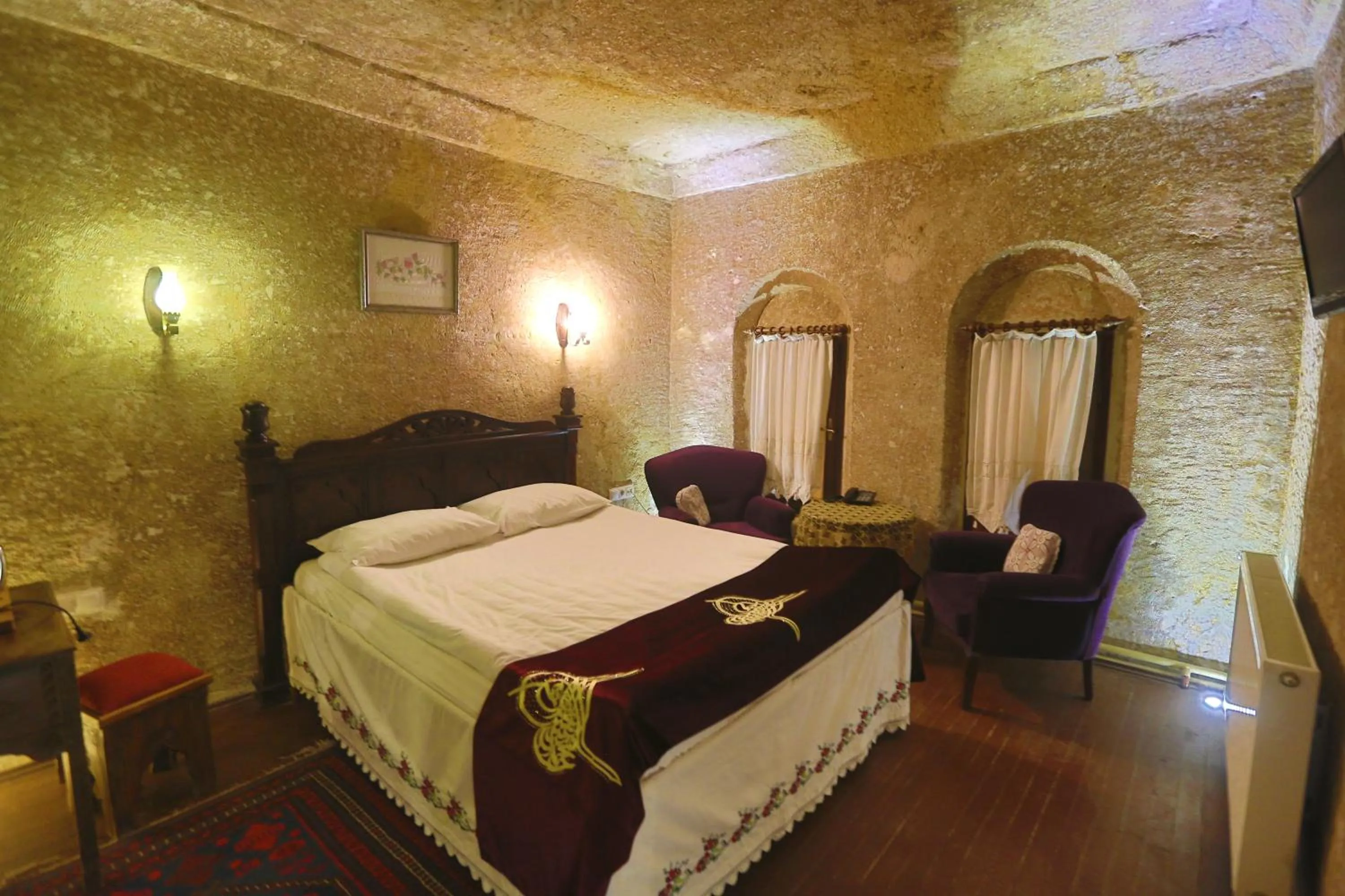 Bed in Cappadocia Abras Cave Hotel