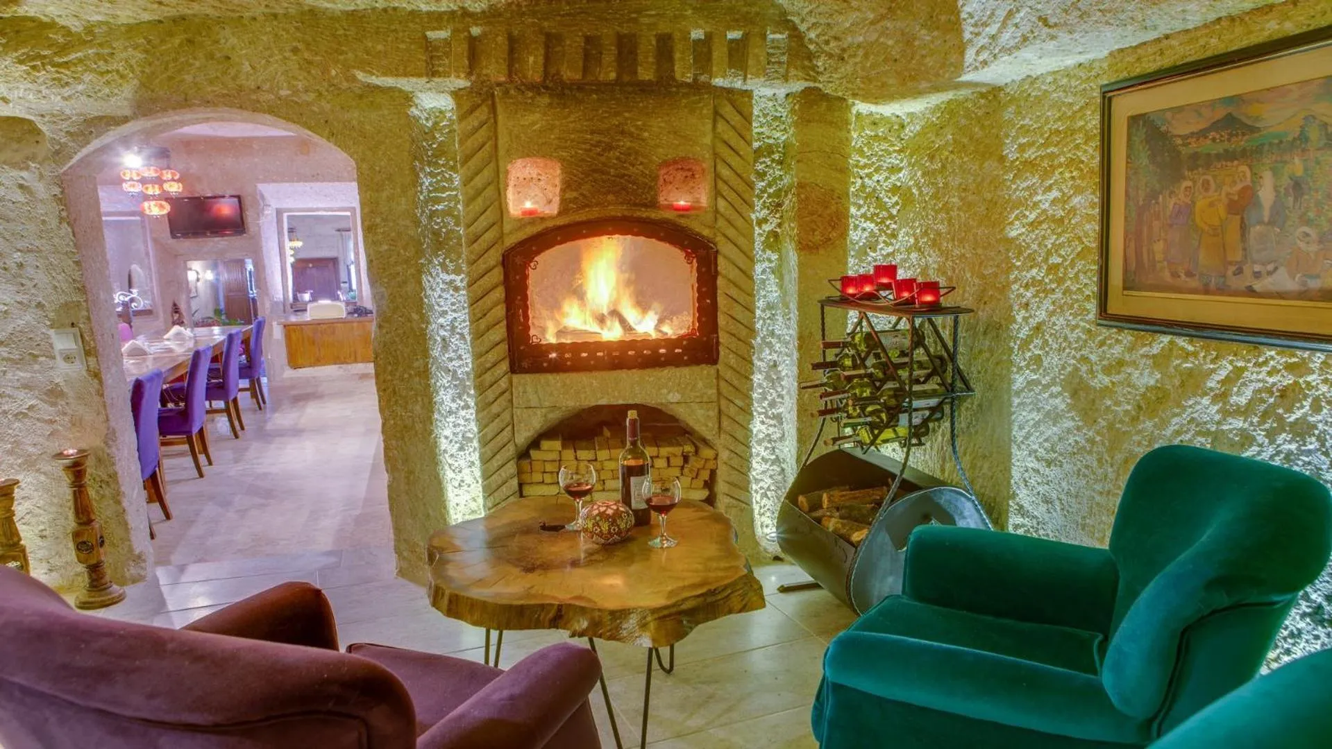 Restaurant/places to eat in Cappadocia Abras Cave Hotel