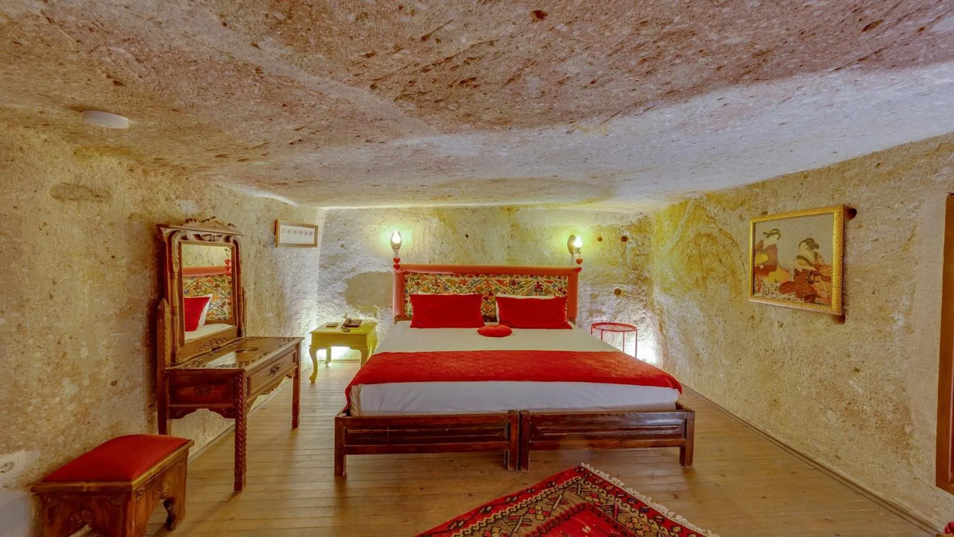 Bed in Cappadocia Abras Cave Hotel
