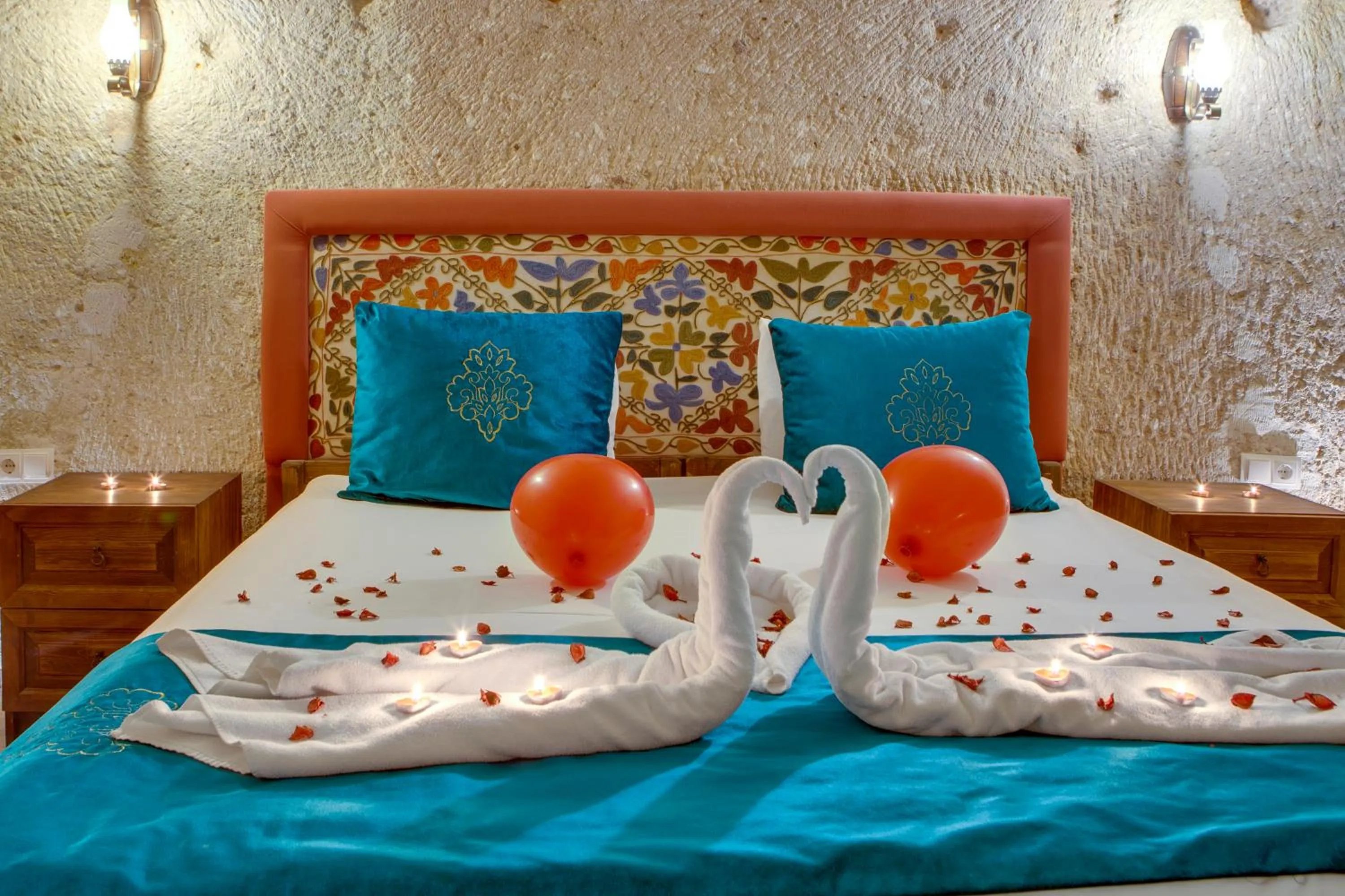 Bed in Cappadocia Abras Cave Hotel