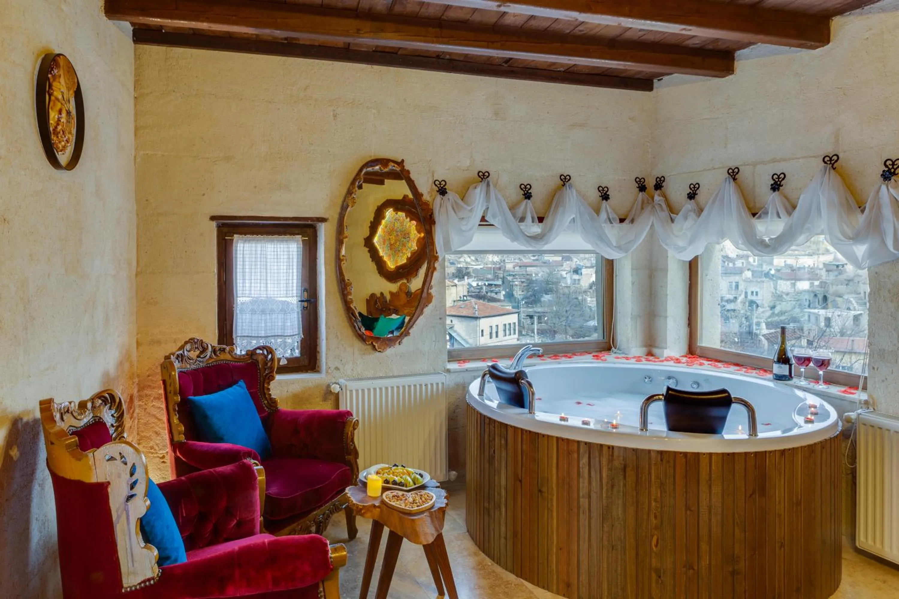 Hot Tub in Cappadocia Abras Cave Hotel