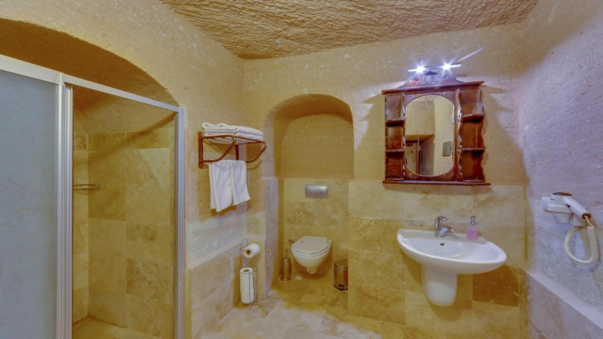 Bathroom in Cappadocia Abras Cave Hotel