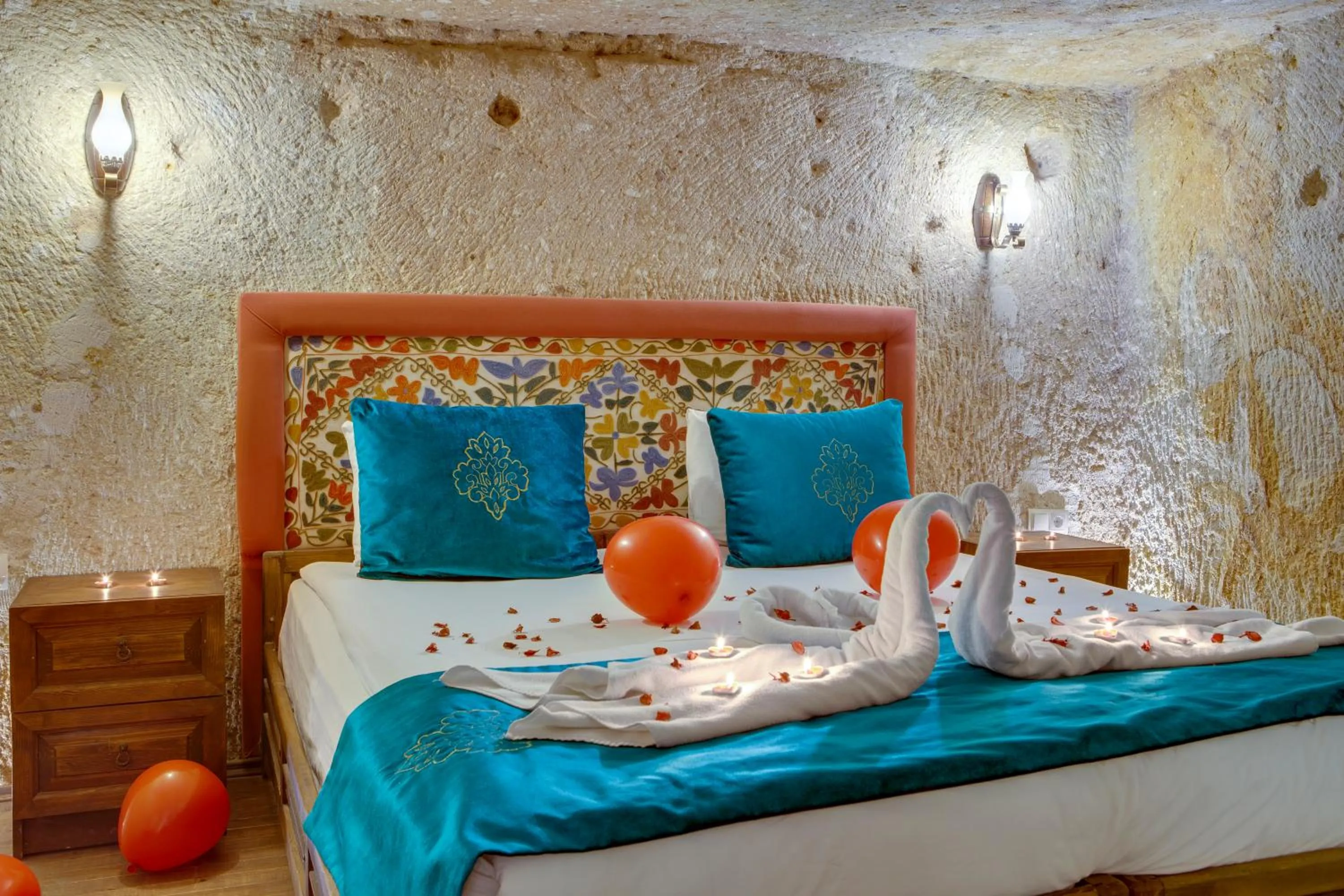 Bed in Cappadocia Abras Cave Hotel