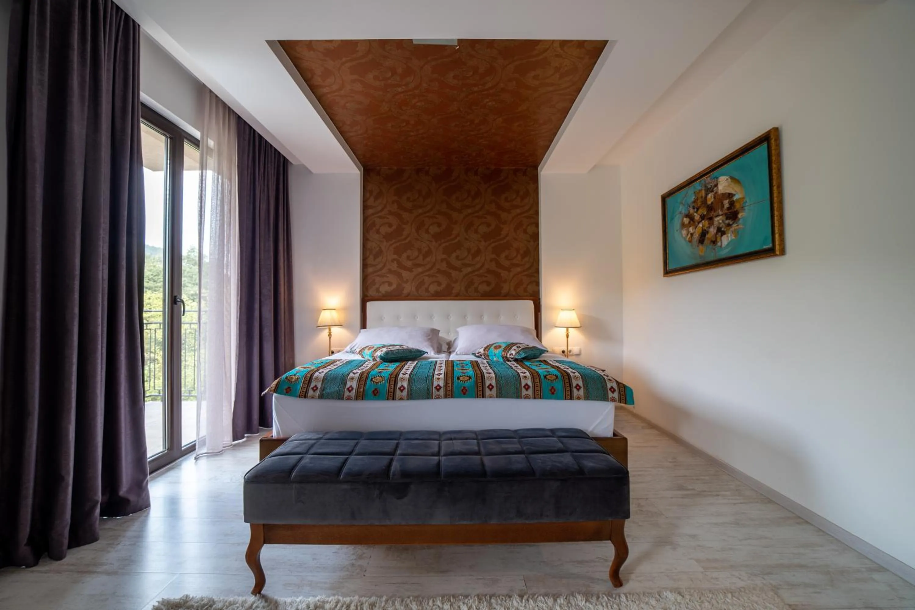 Bed in Hotel Kostelski Buk