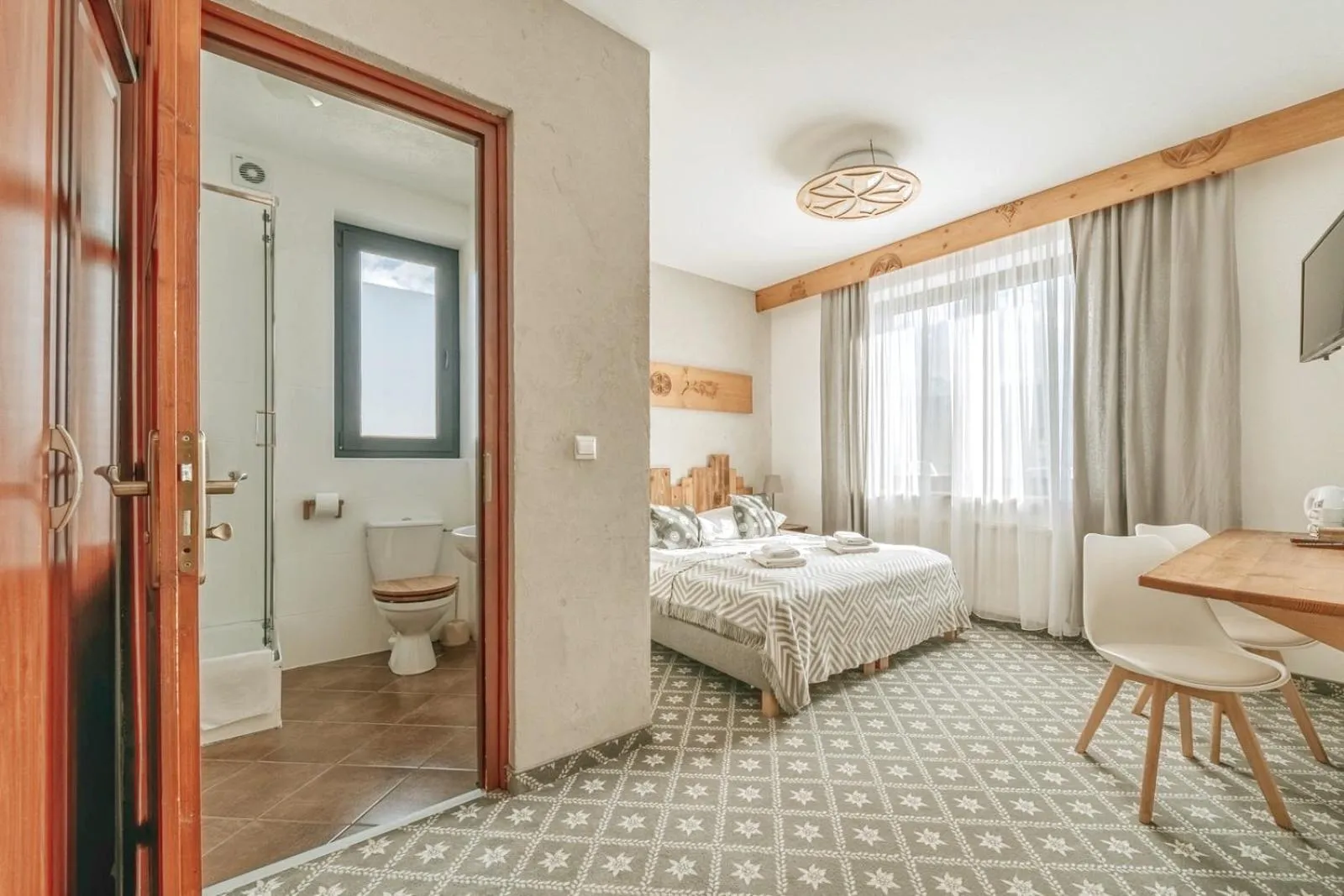 Bathroom, Bed in Willa Swoboda Garden Spa