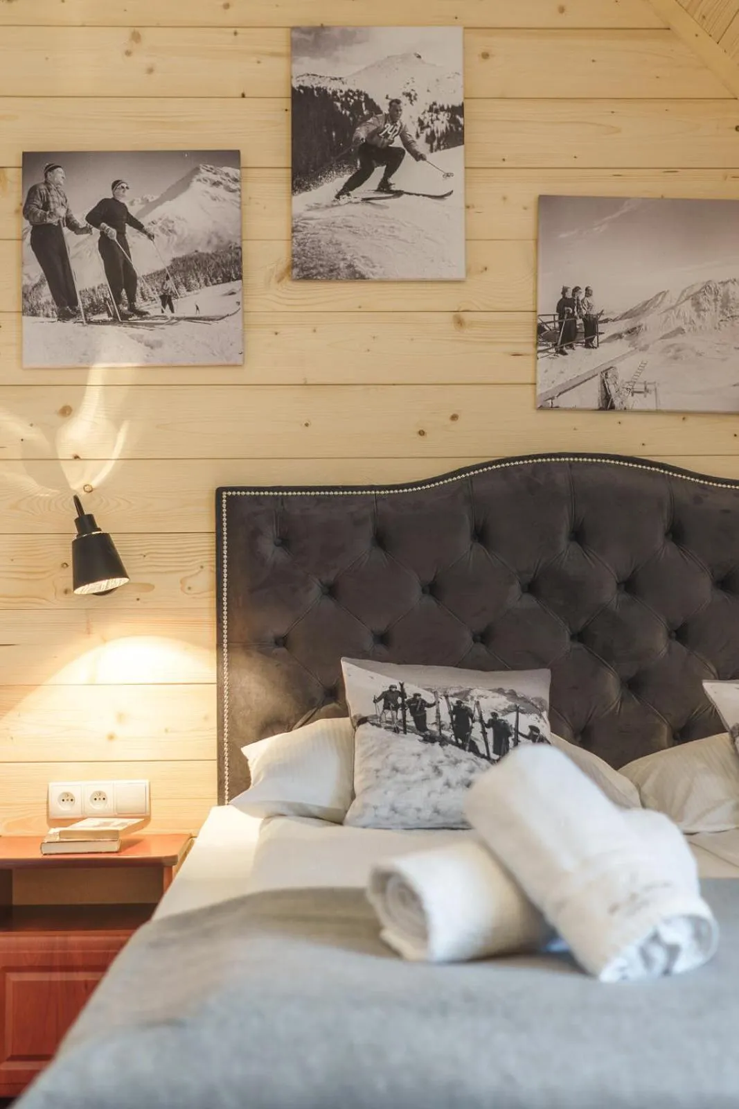 Bed in Willa Swoboda Garden Spa