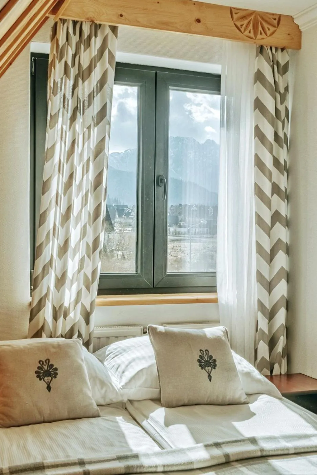 Bed in Willa Swoboda Garden Spa