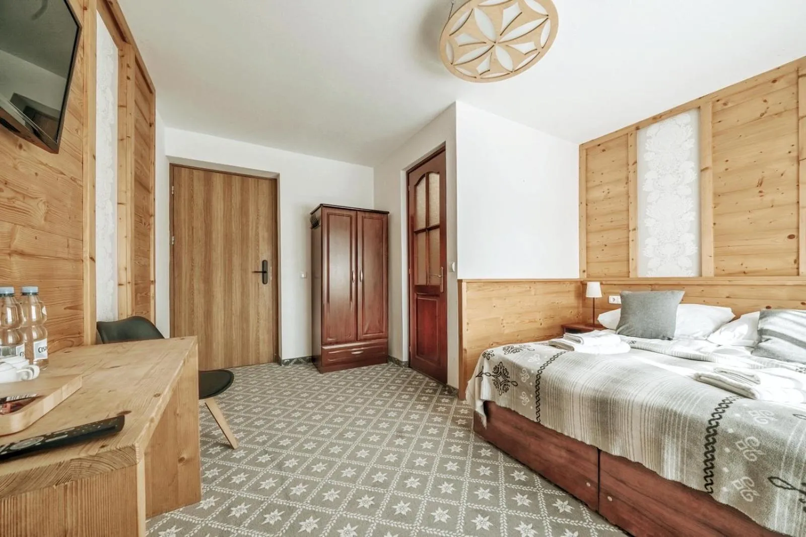 Bed in Willa Swoboda Garden Spa