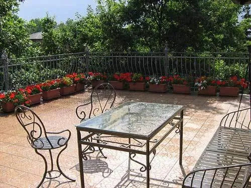 Patio in Hotel Victoria