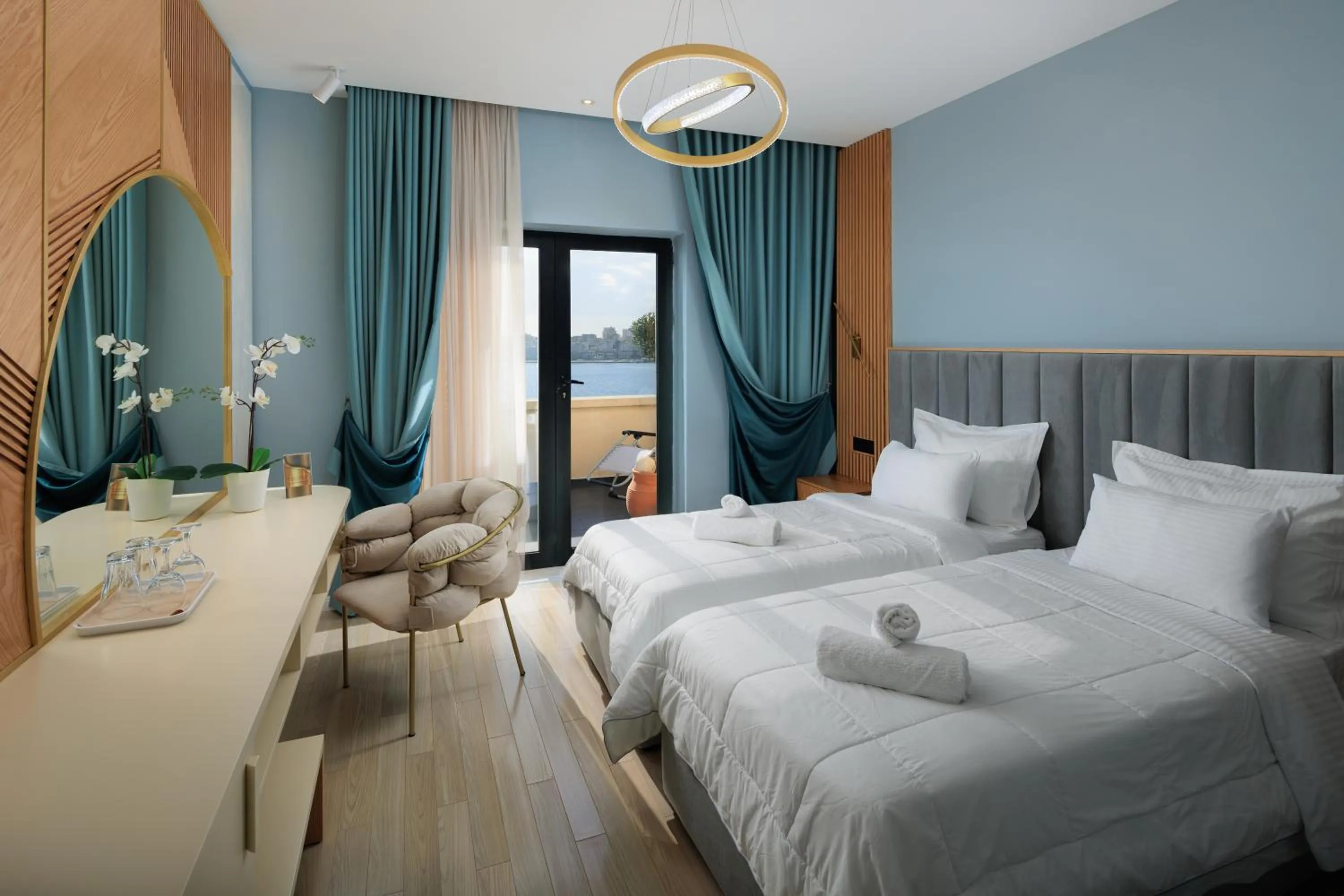 Bed in Hotel Brilant Saranda