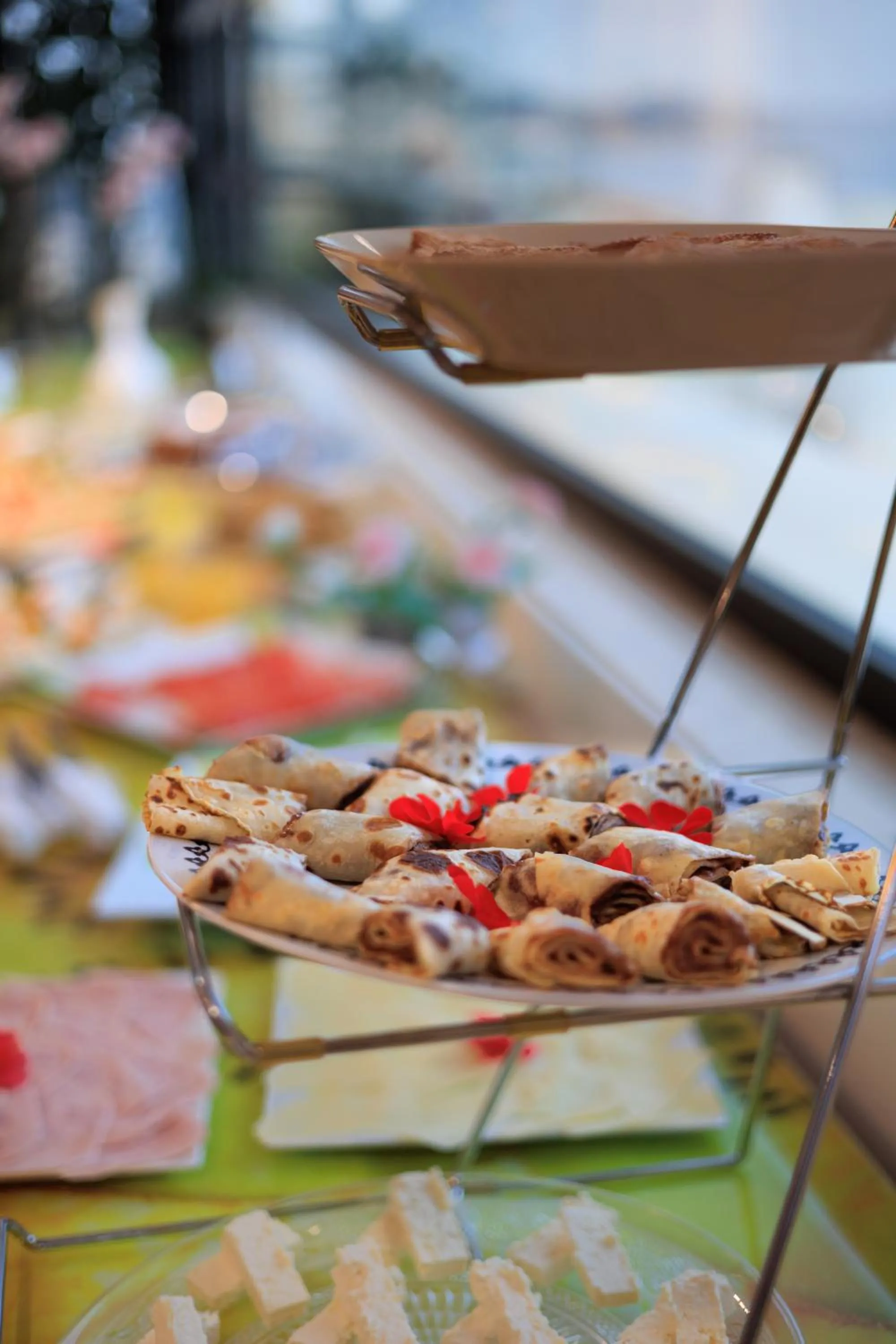 Buffet breakfast in Hotel Brilant Saranda