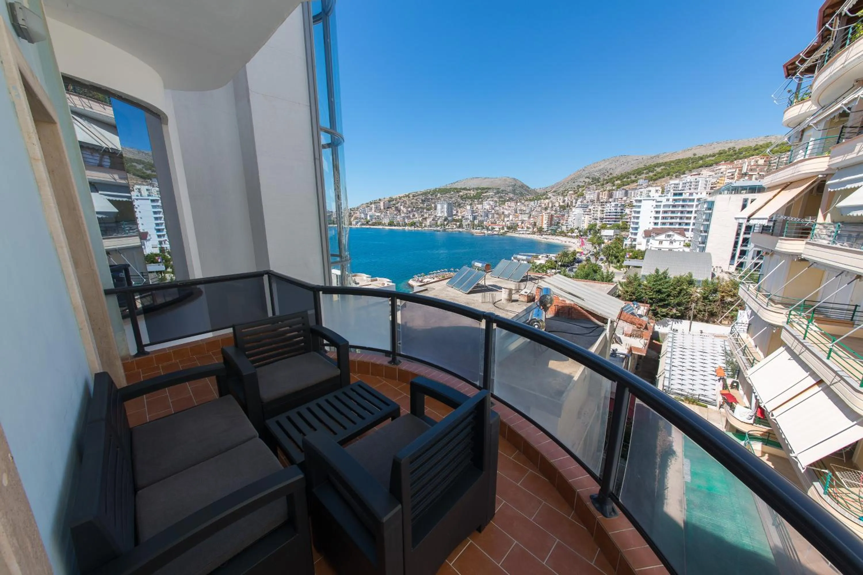 Balcony/Terrace in Hotel Brilant Saranda