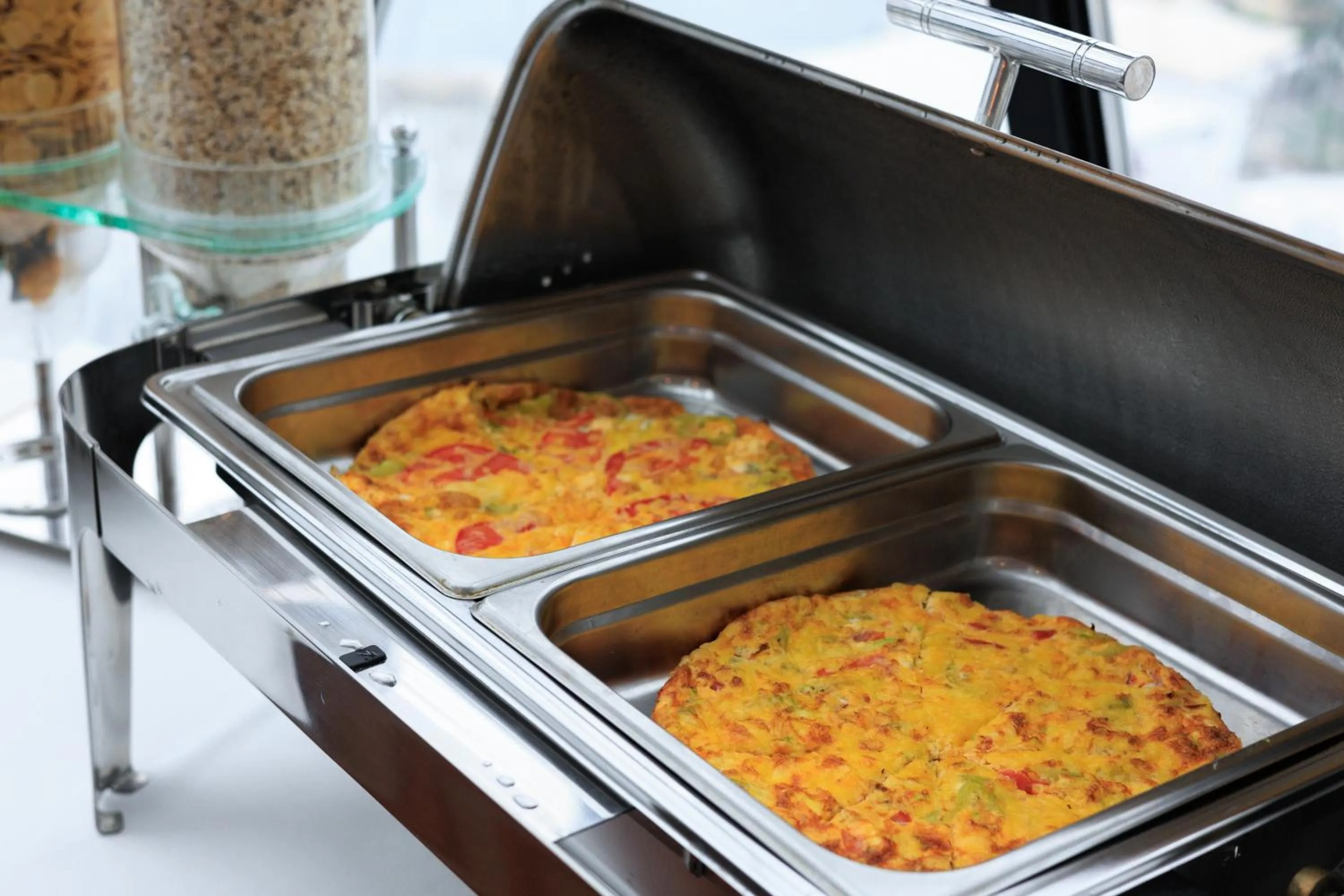 Buffet breakfast in Hotel Brilant Saranda