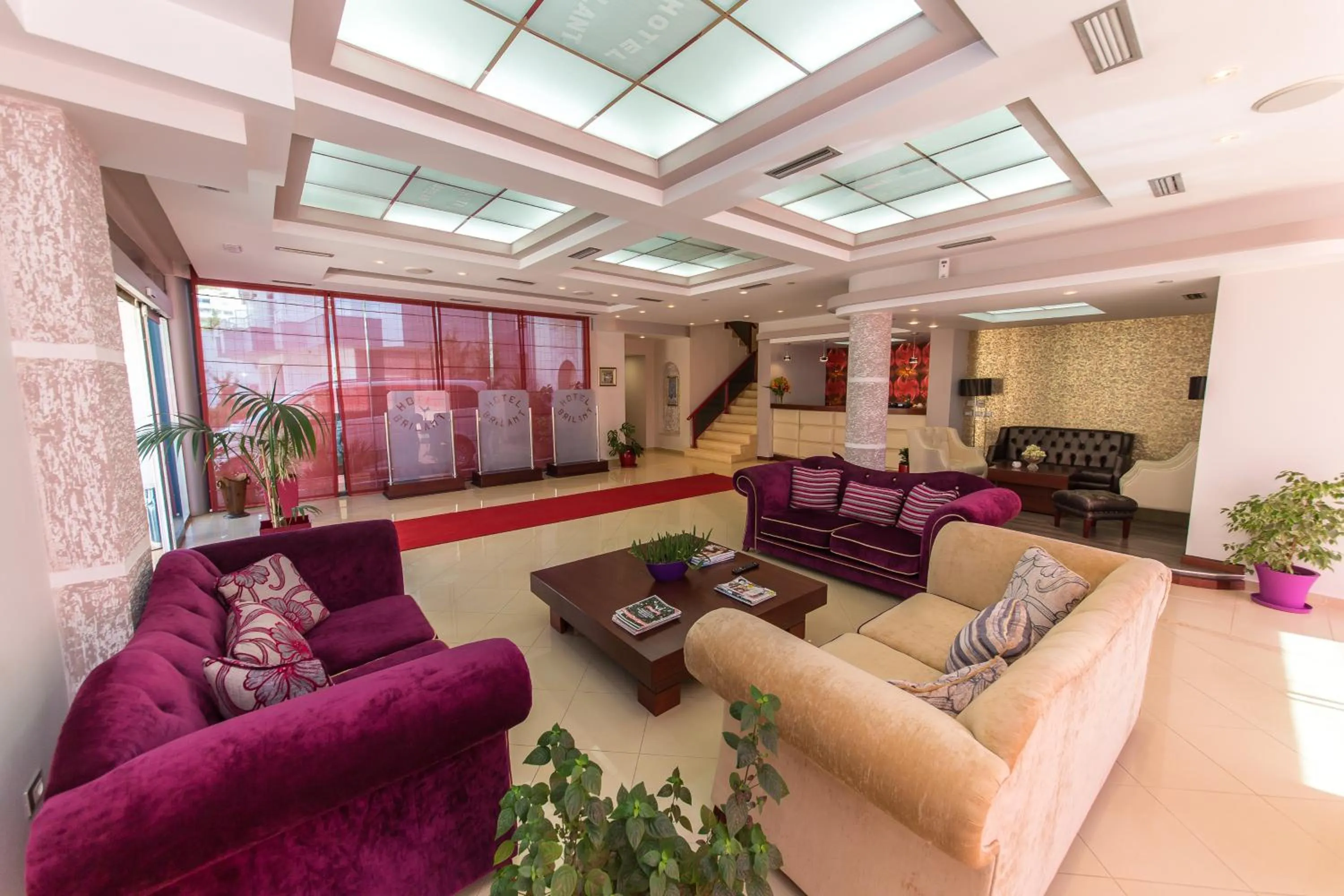 Lobby or reception in Hotel Brilant Saranda