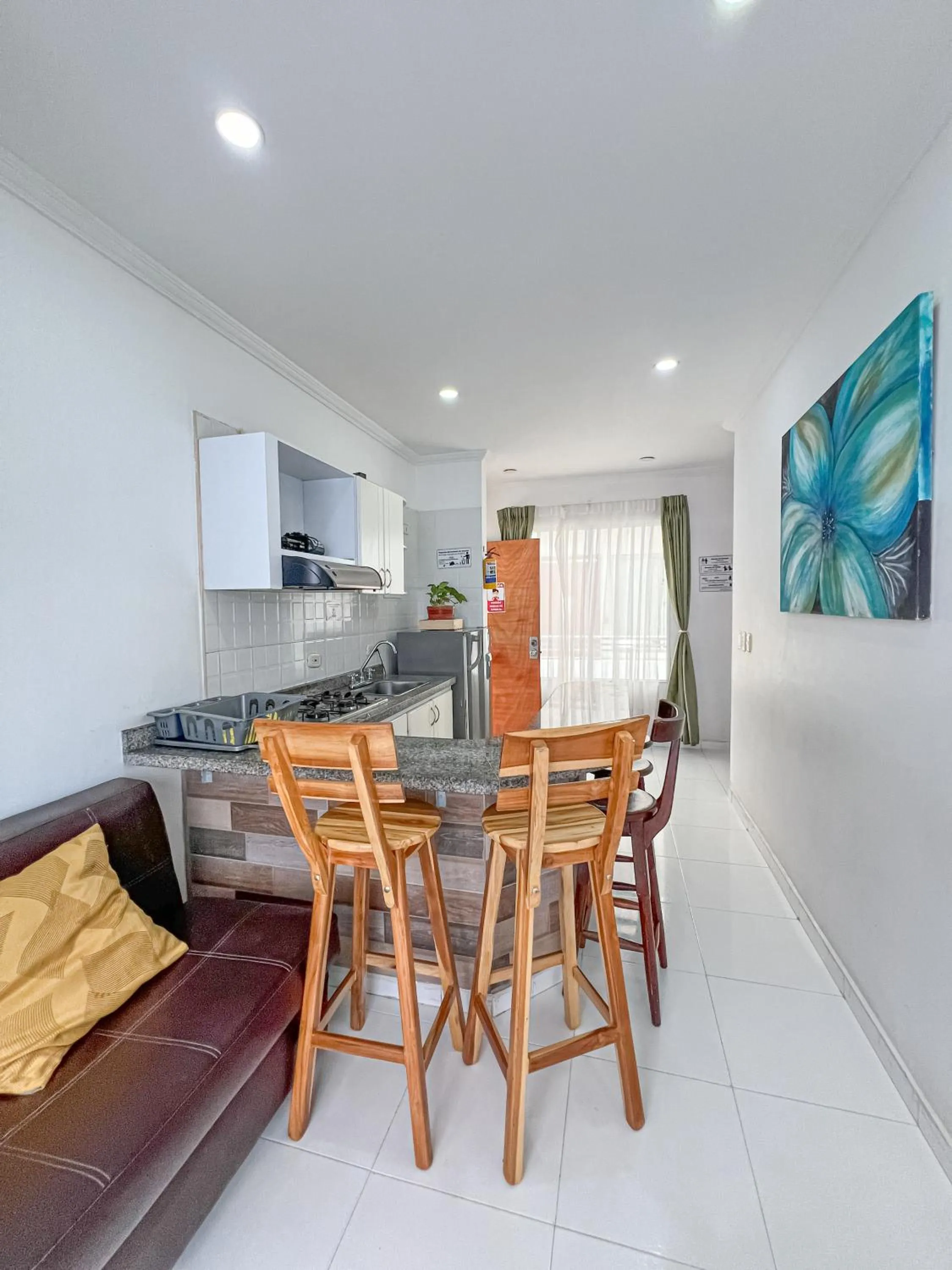 Living room in Apartamentos Playa Rodadero