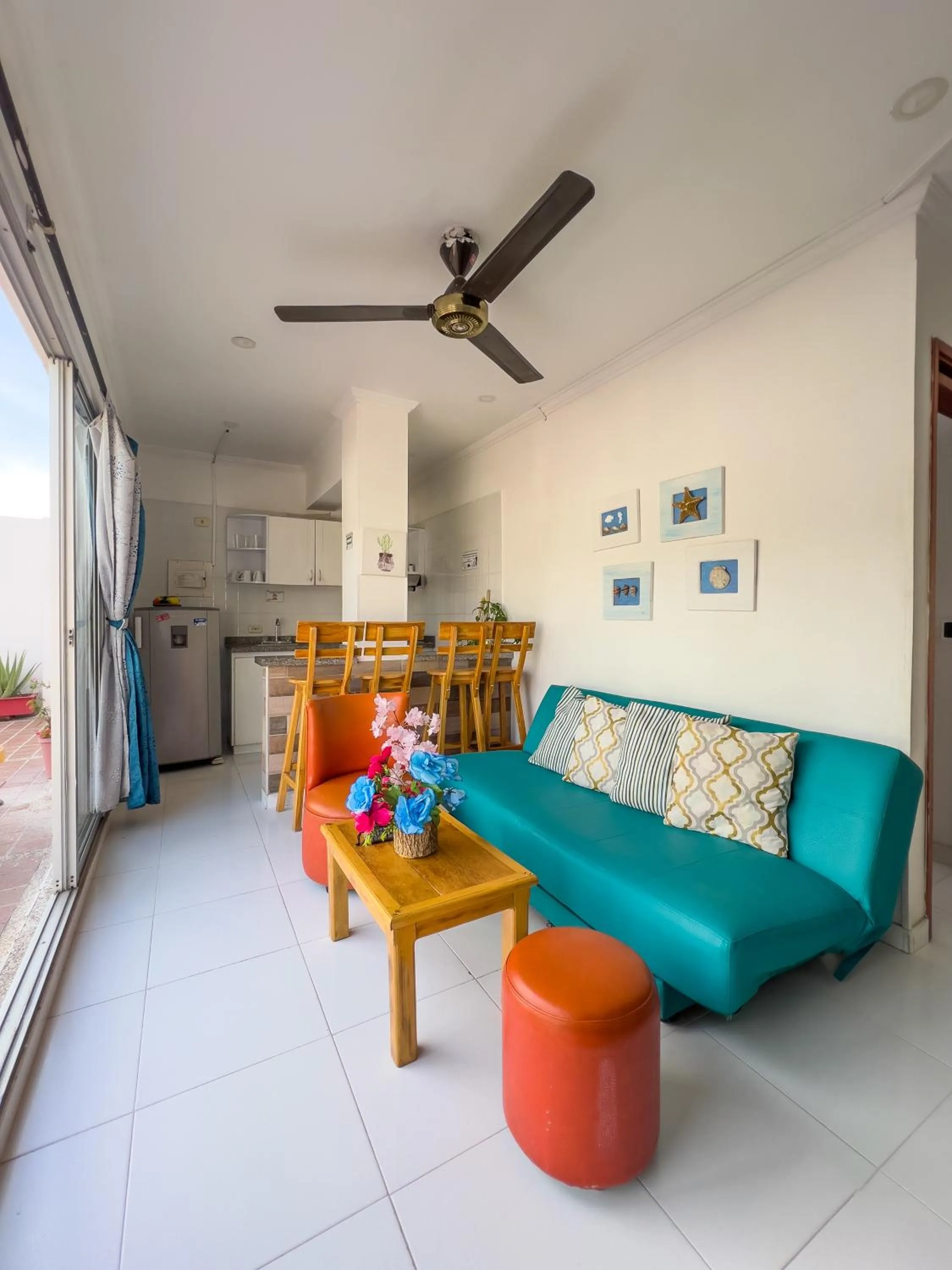 Living room in Apartamentos Playa Rodadero
