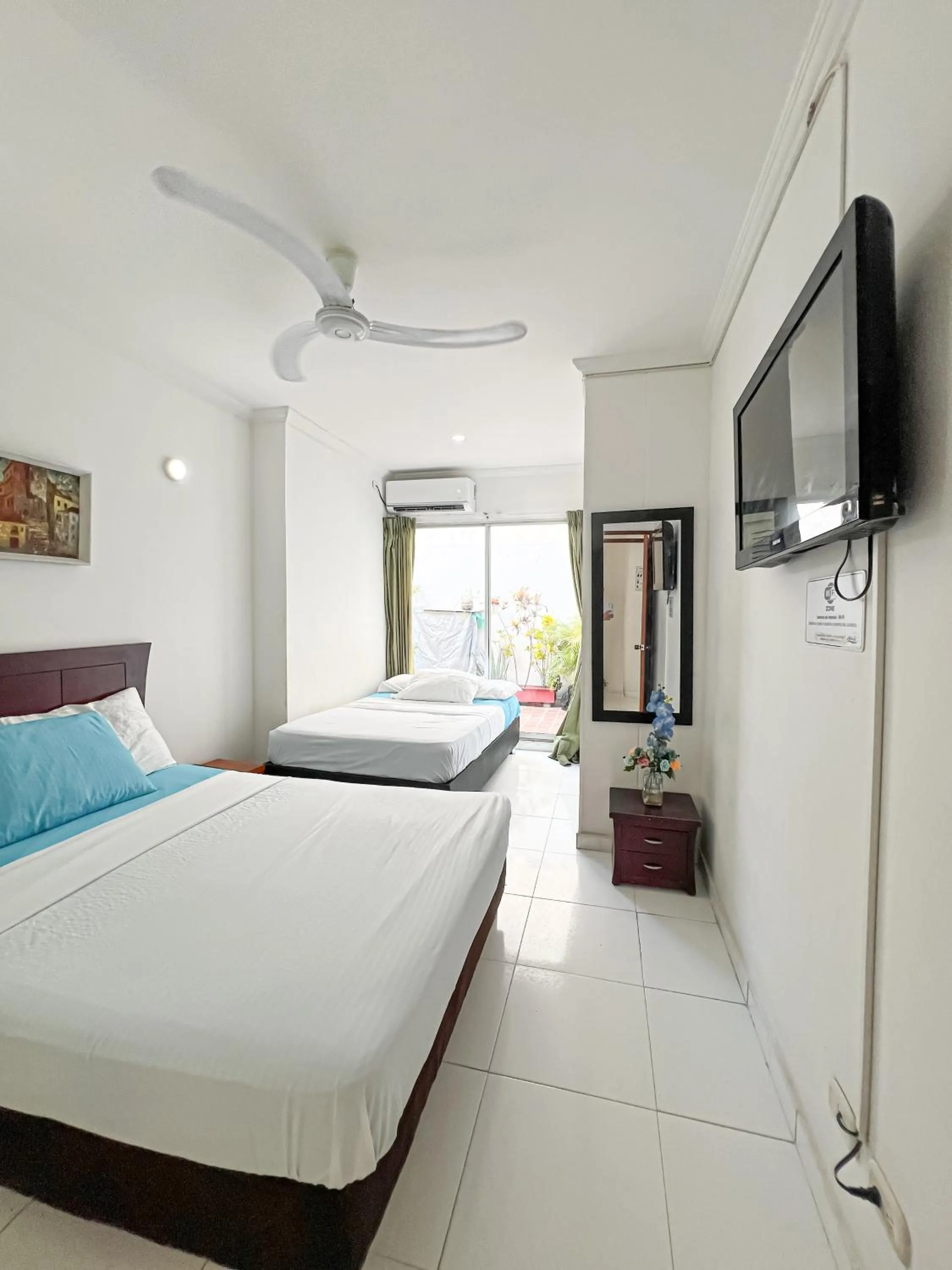 Bed in Apartamentos Playa Rodadero