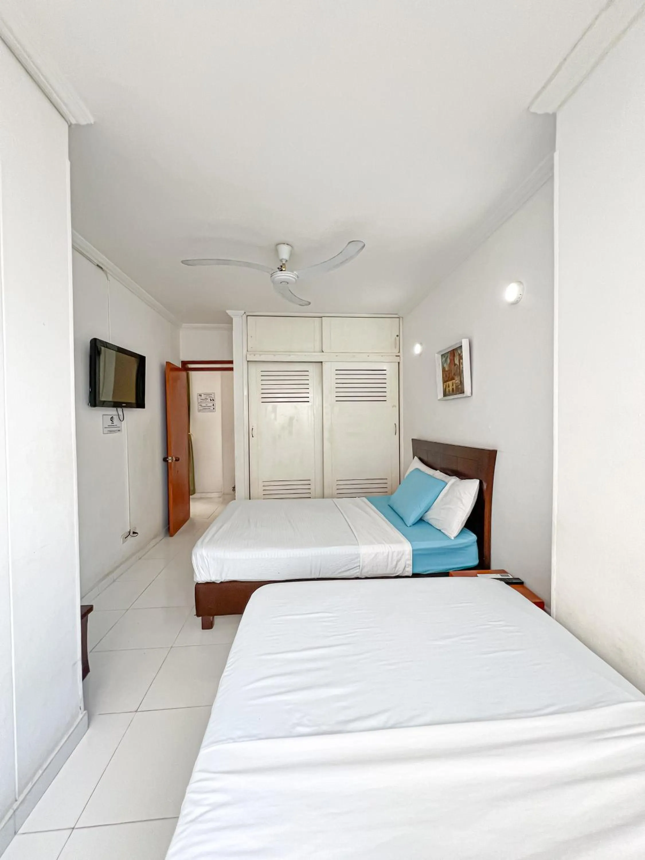 Bed in Apartamentos Playa Rodadero