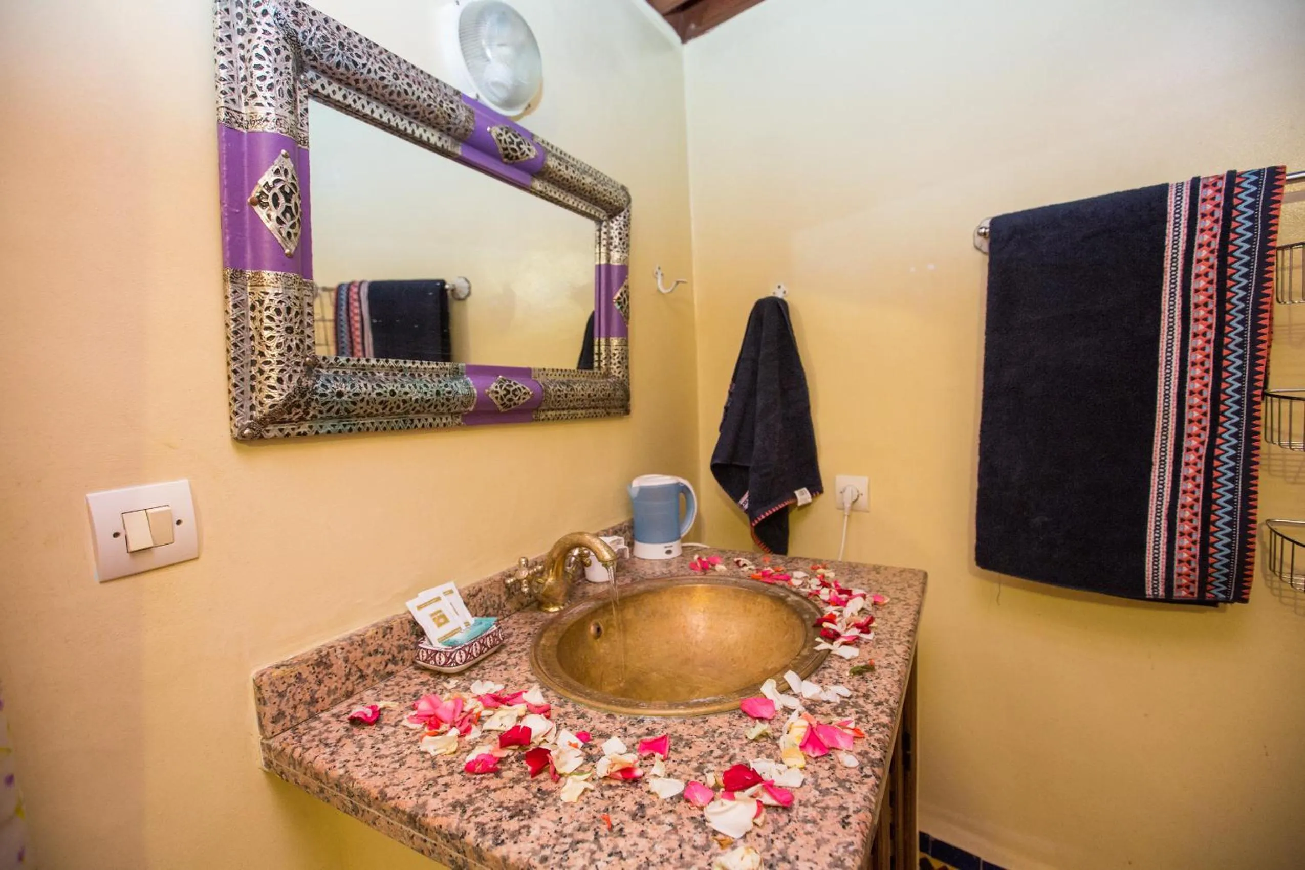 Bathroom in Riad Zina Fes - Elegance in the Heart of Fes