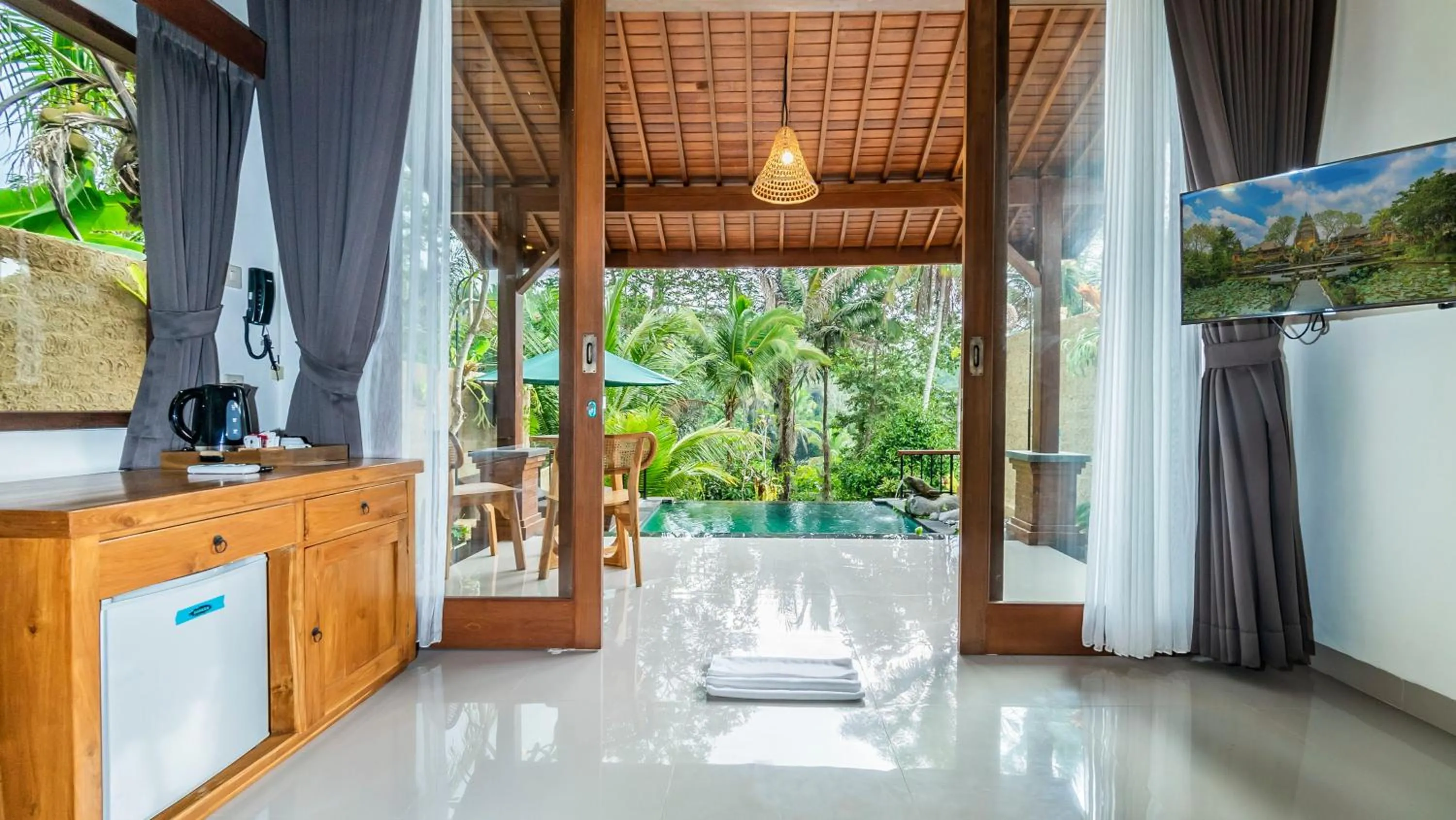 Natural landscape in Uma Kakul Villas