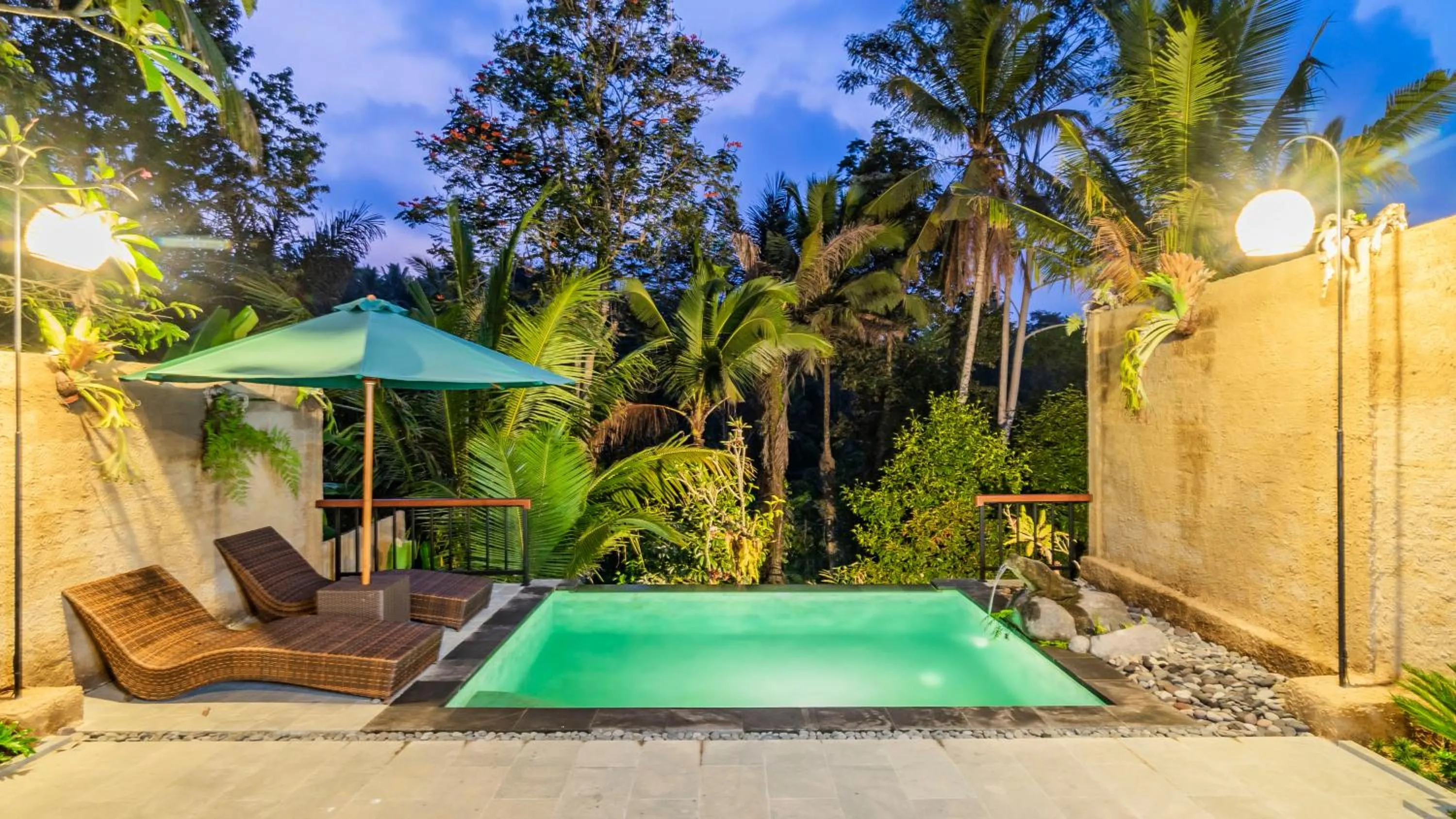 Natural landscape in Uma Kakul Villas