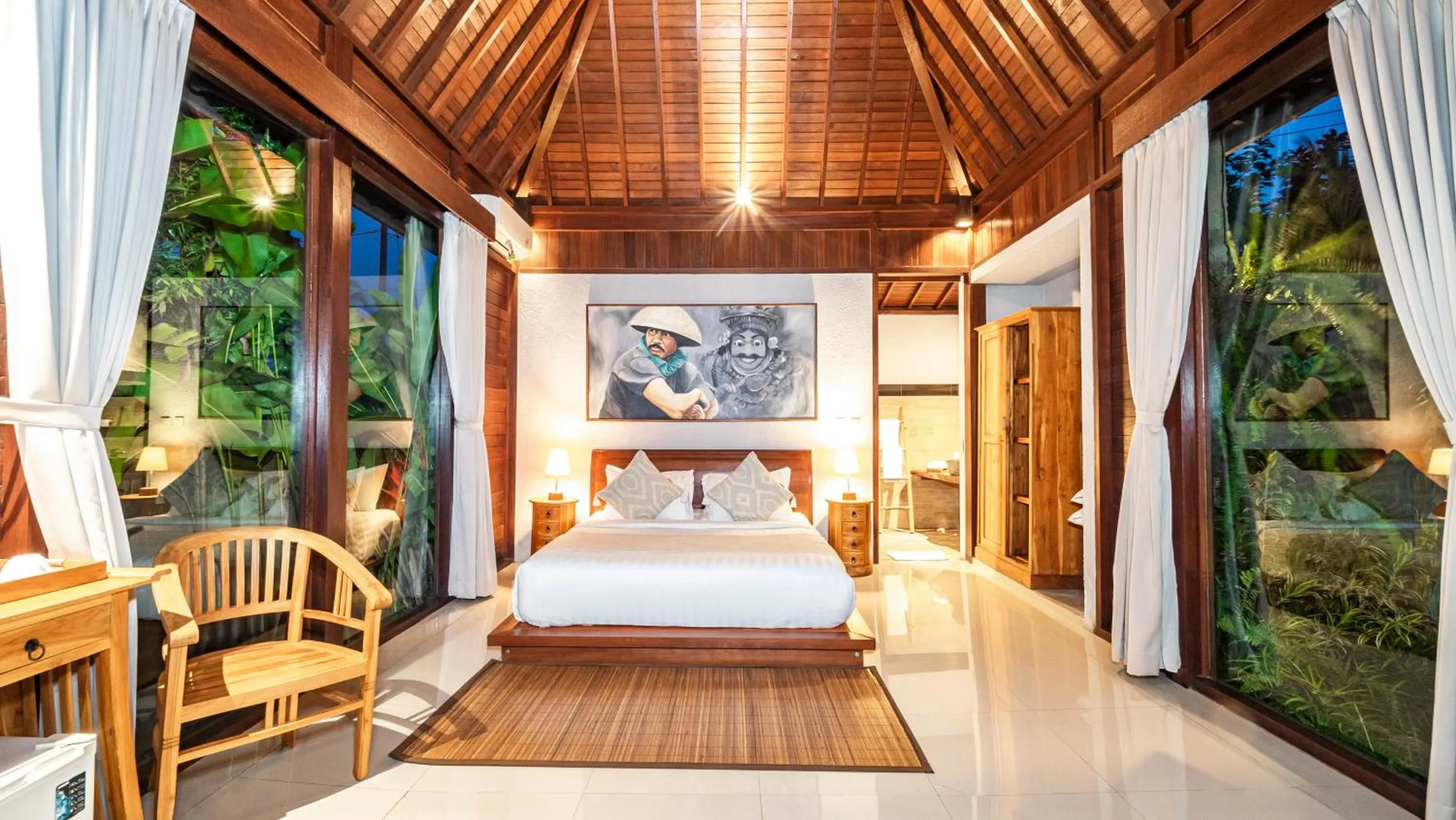 Bed in Uma Kakul Villas