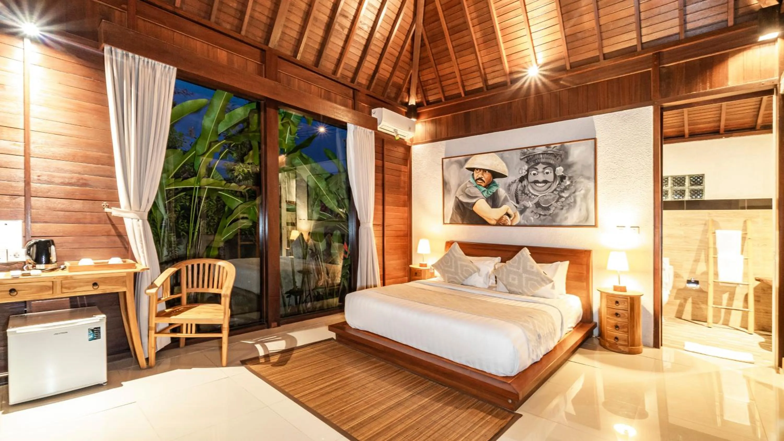 Bed in Uma Kakul Villas